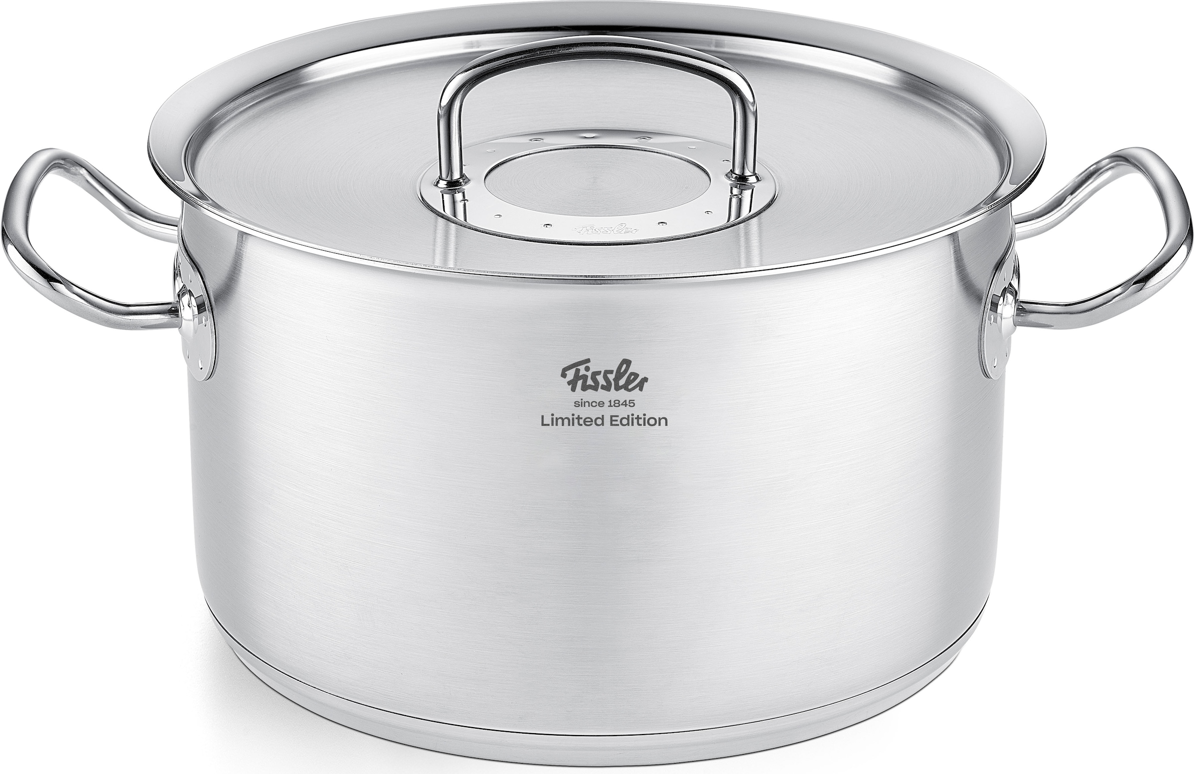 Fissler Topf-Set »Original-Profi Collection® Retro« Set, 3 Kochtöpfe,1 Bratentopf, 1 Stielkasserolle, 4 Metalldeckel, 9 Stk. tlg. Edelstahl 18/10