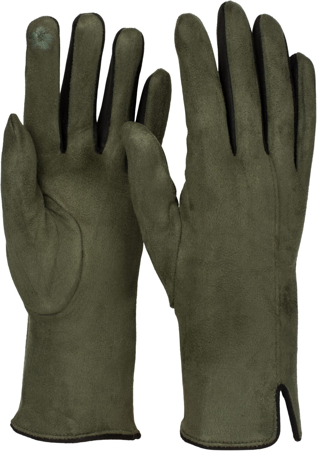 styleBREAKER Fleecehandschuhe »Touchscreen Handschuhe Kontrast« 1 Stk.
