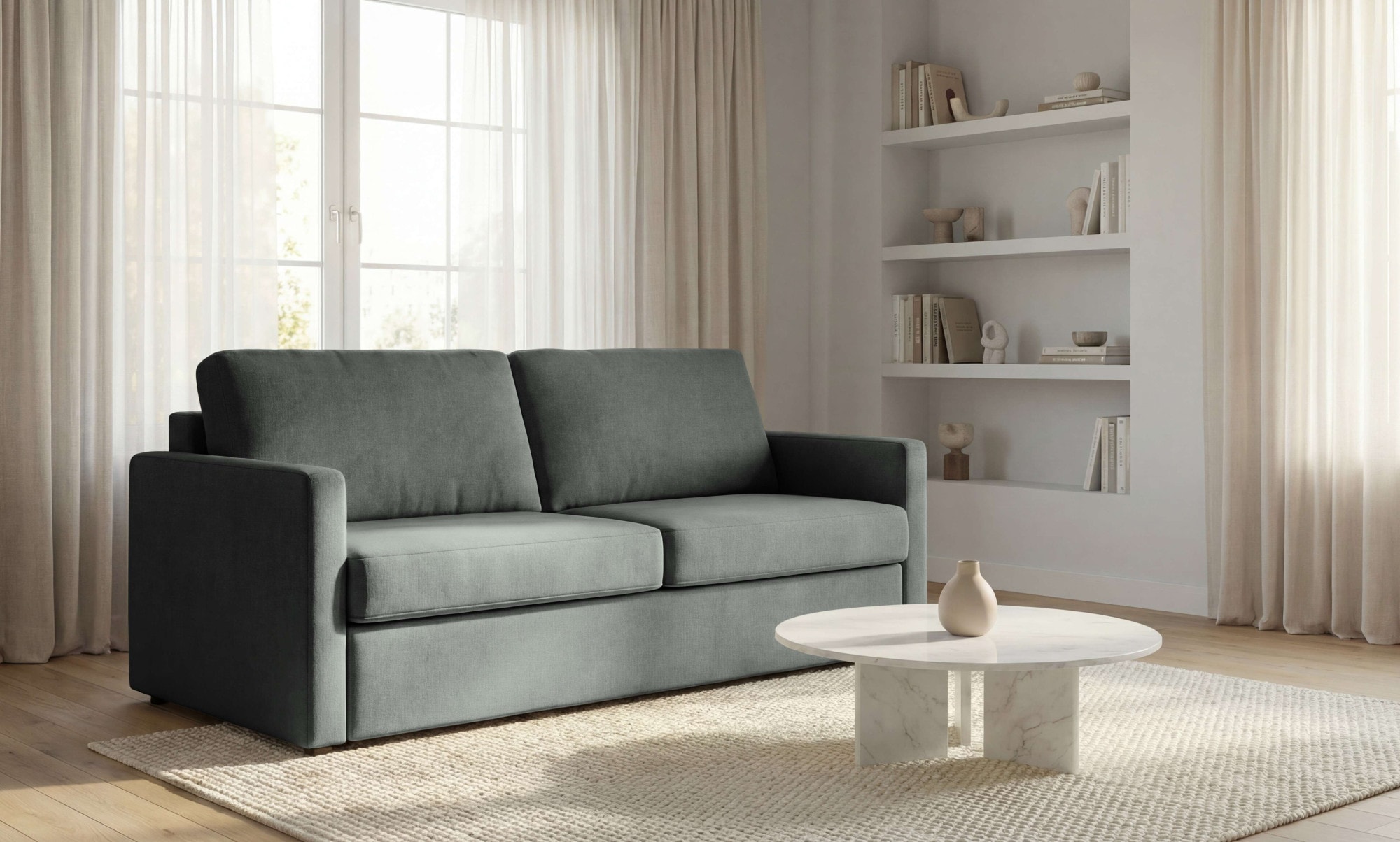 Home affaire Schlafsofa »GOLDPOINT 182cm,  Dauerschläfer, Liegefläche 140/200 cm« 3-Sitzer mit Dauerschläfer-Funktion, Bonell-Federkernmatratze