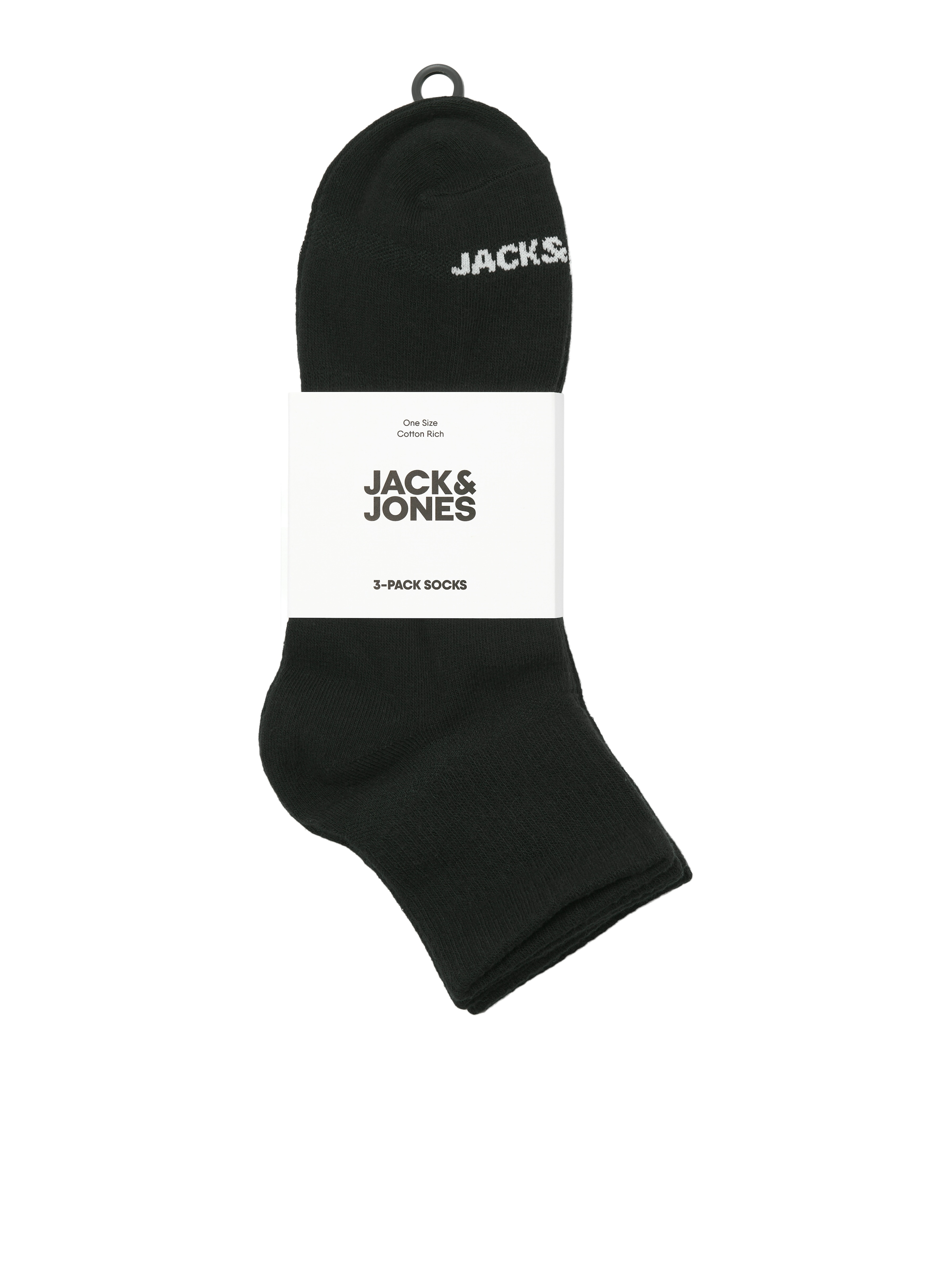 Jack & Jones Freizeitsocken »JACLUCA SHORT TENNIS SOCKS 3 PACK NOOS«, (Packung, 3 Paar)