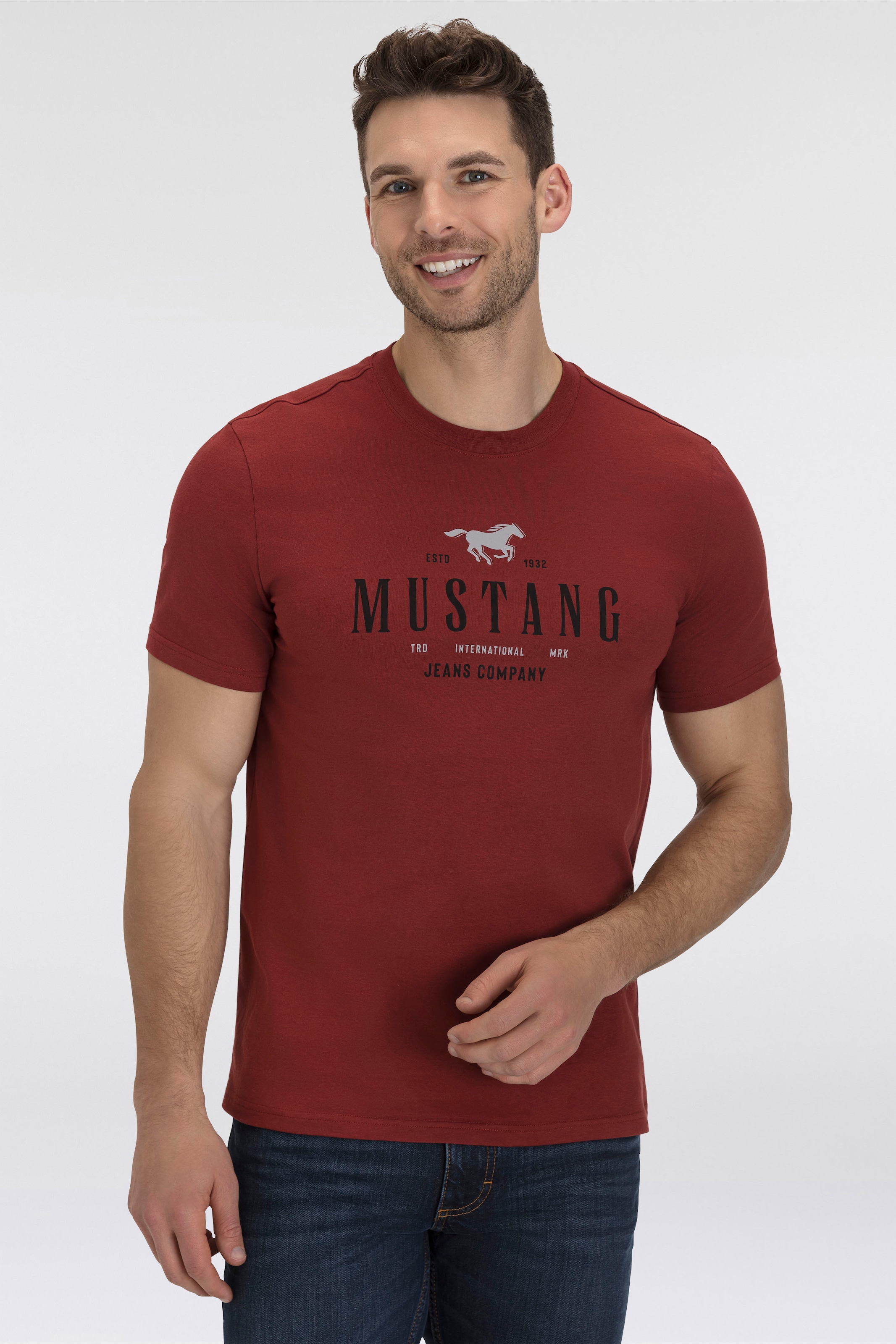 MUSTANG T-Shirt »Style Alex C Print«
