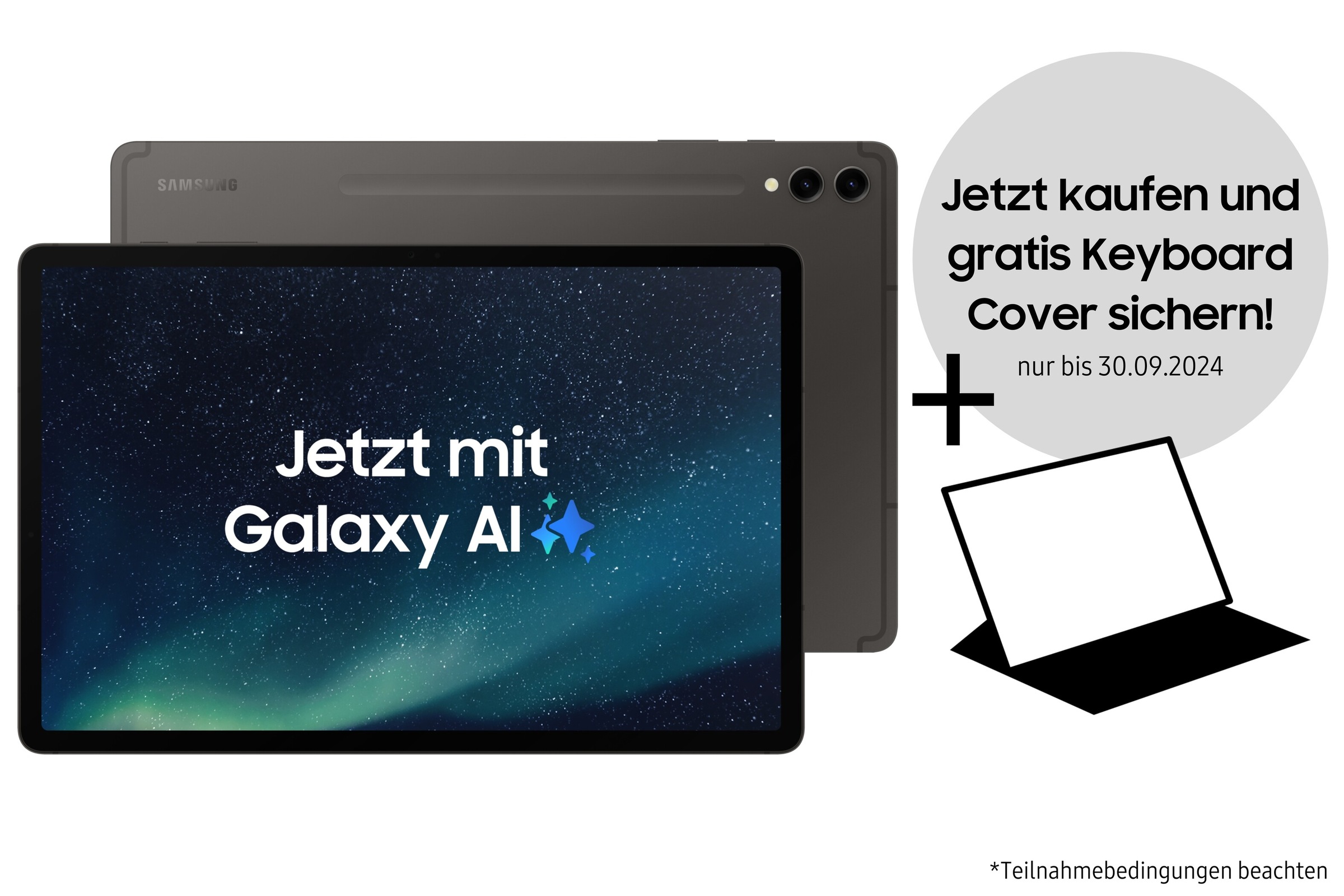 Samsung Tablet »Galaxy Tab S9+« (31,5 cm / 12,4 ″) Android WQXGA+ )