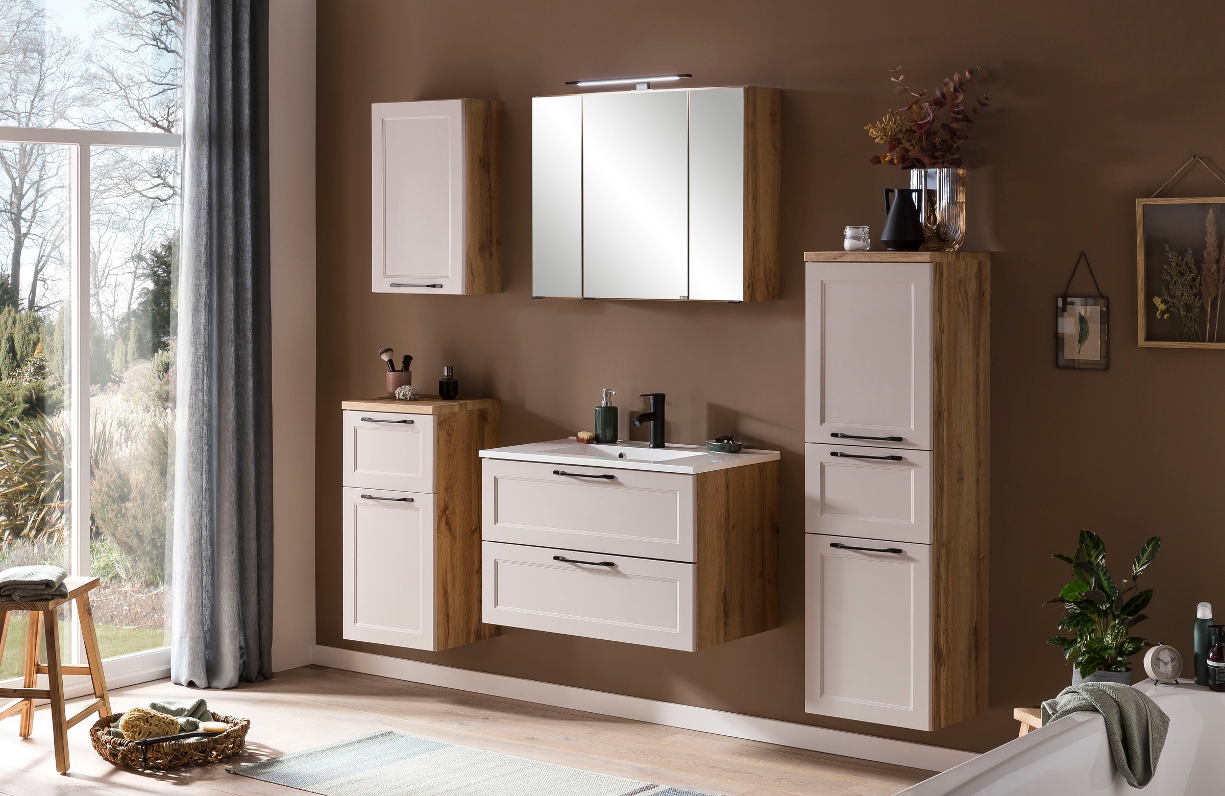 welltime Midischrank »Lana«, Badmöbel, 40 cm breit