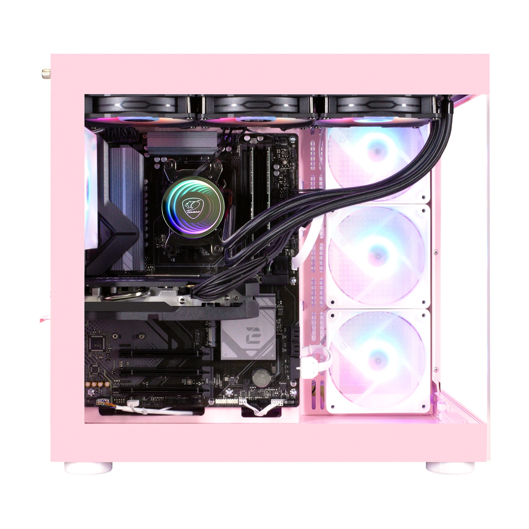 Cougar Gaming-PC »FV150 PK 8060 Ryzen AMD 7 9700X 32GB DDR5 1TB SSD RTX 5070Ti« Windows 11, DDR5 RAM, Wasserkühlung