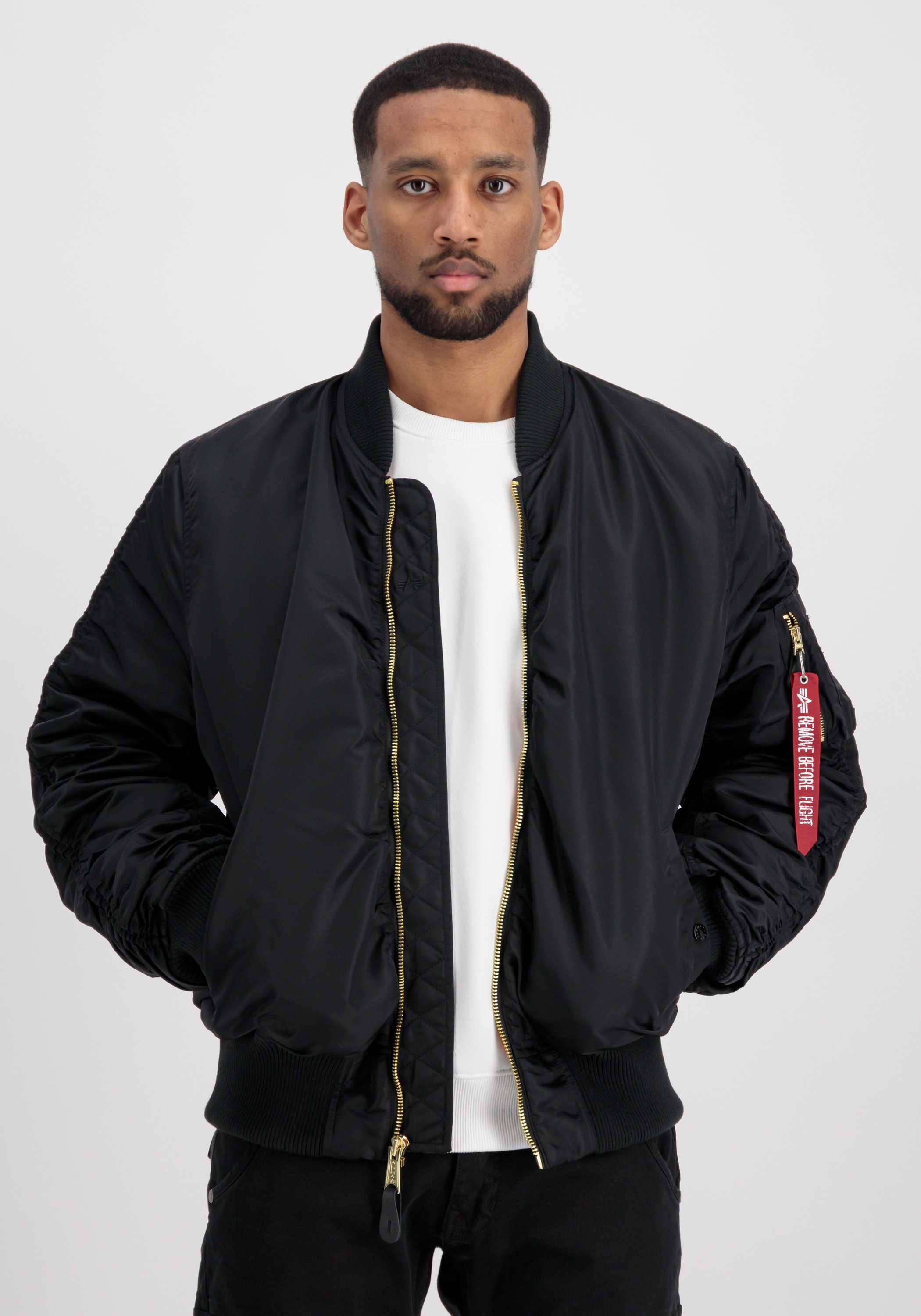 Alpha Industries Bomberjacke »Alpha Industries Men - Bomber Jackets MA-1 OS Puckered«