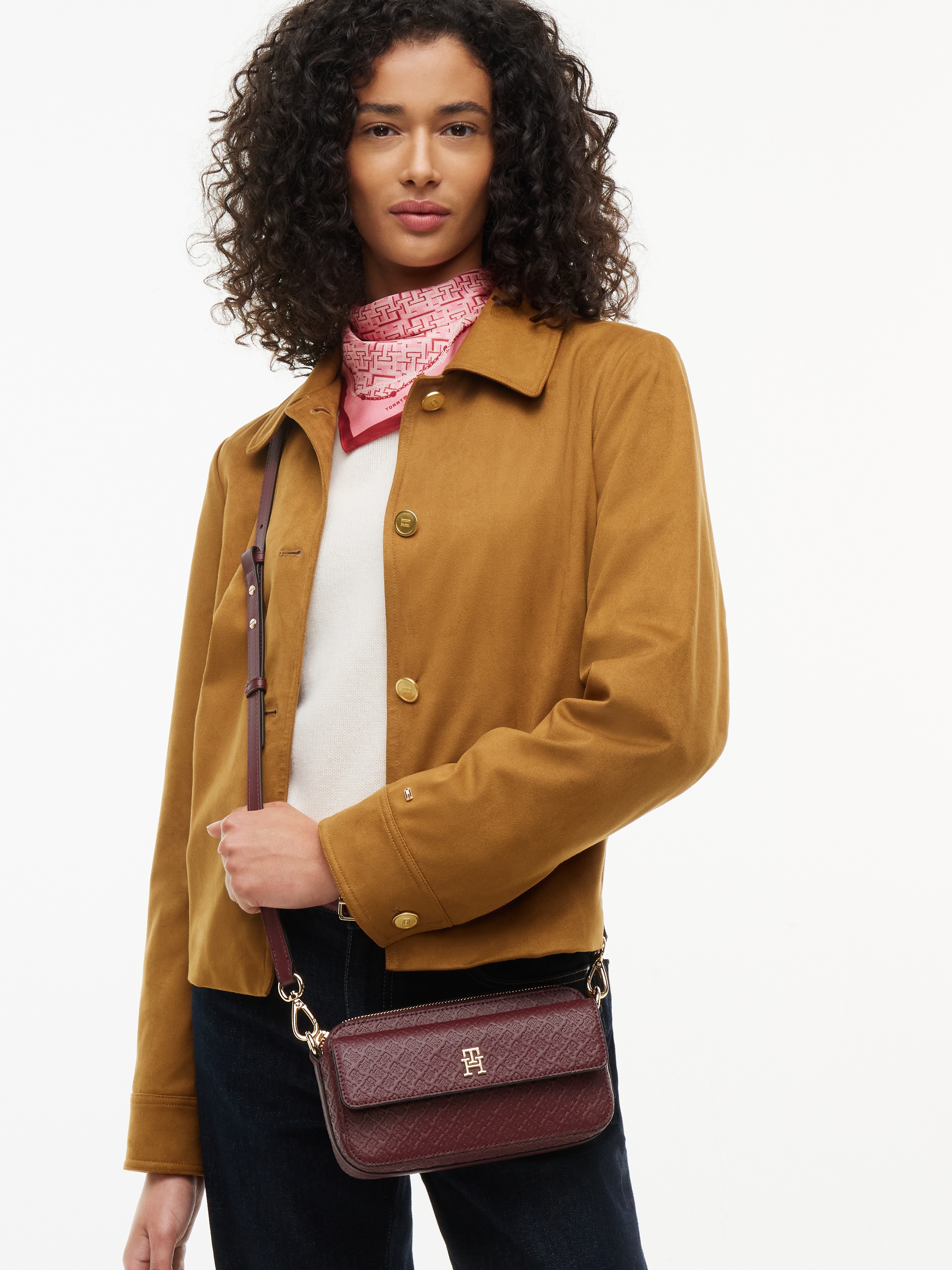 Tommy Hilfiger Umhängetasche »TH ICON CAMERA BAG MONO« MiniBag, Crossbody Bag, Schultertasche mit TH-Logoprägung