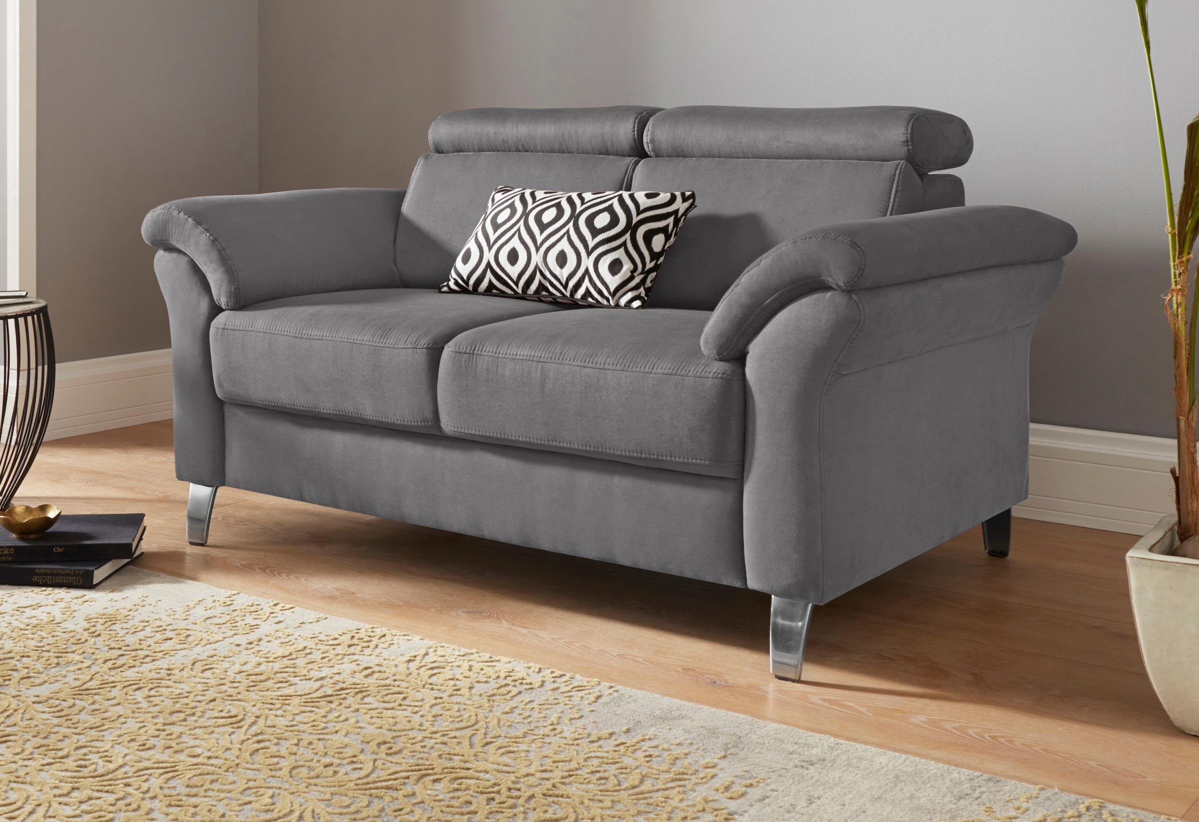 sit&more 2-Sitzer »Arngast« inklusive Federkern und Kopfteilverstellung