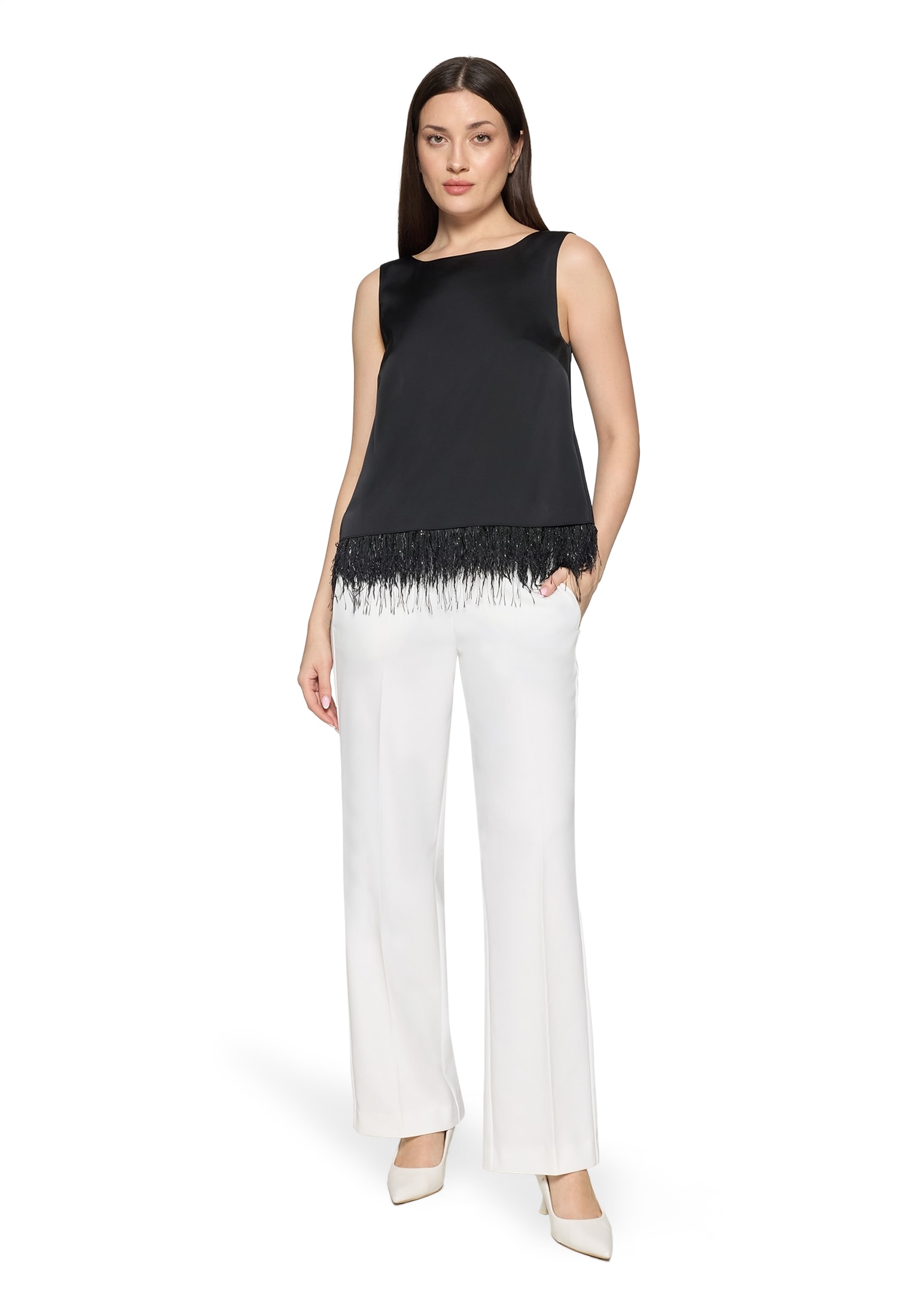 Vera Mont Trägertop »Trägertop mit U-Boot-Ausschnitt«