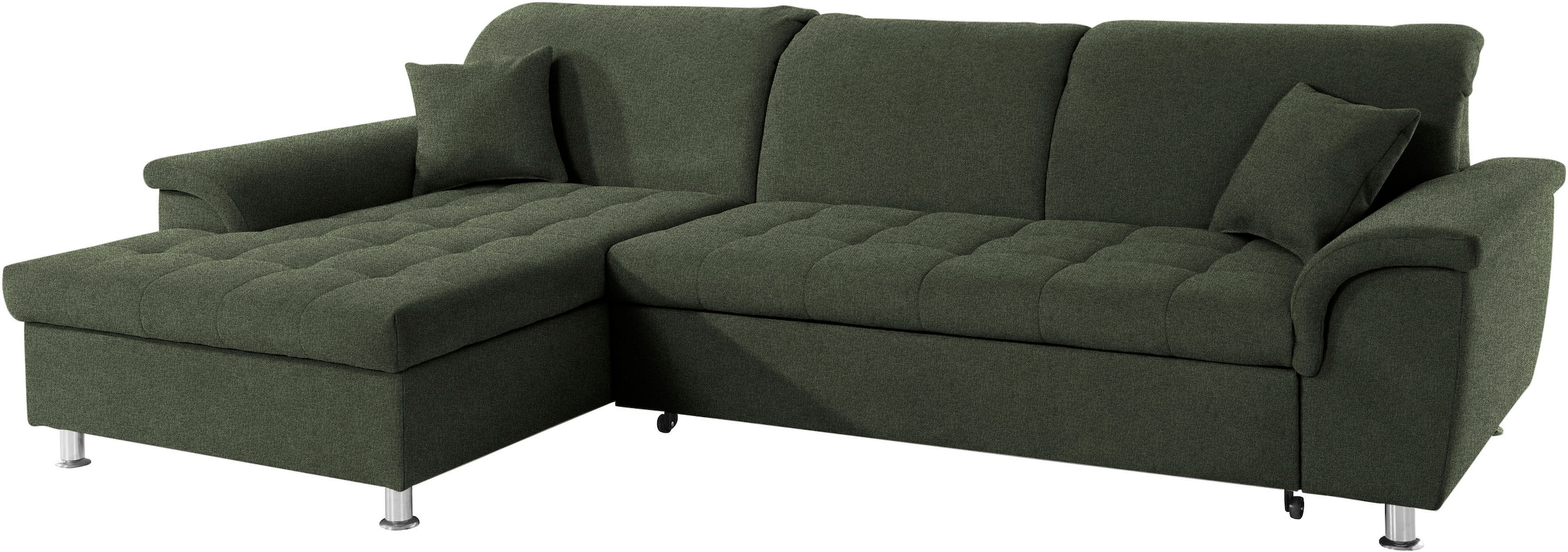 DOMO collection Ecksofa »Franzi L-Form«, wahlweise mit Kopfteilverstellung (dann Tiefe: 170 cm)