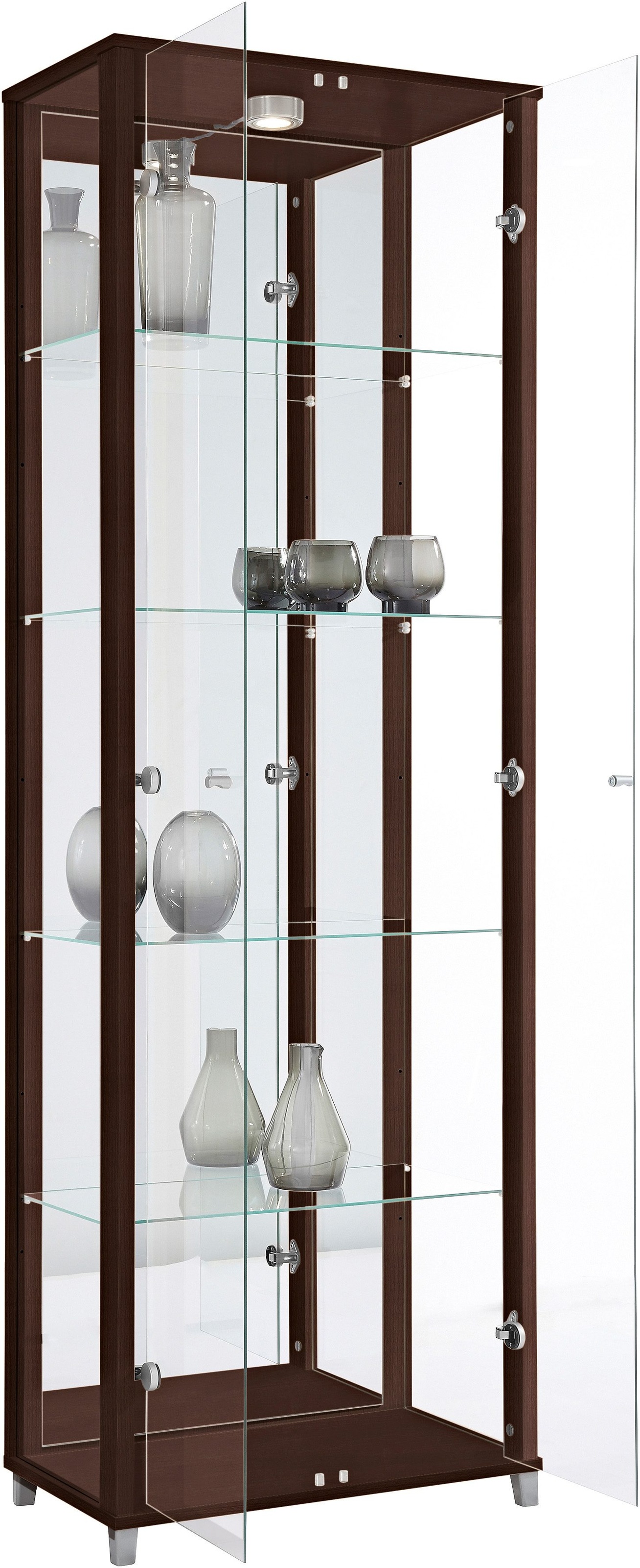 fif möbel Vitrine »OPTIMA«, Standvitrine/Glasvitrine 2x Glastür,perfekt für Sammler