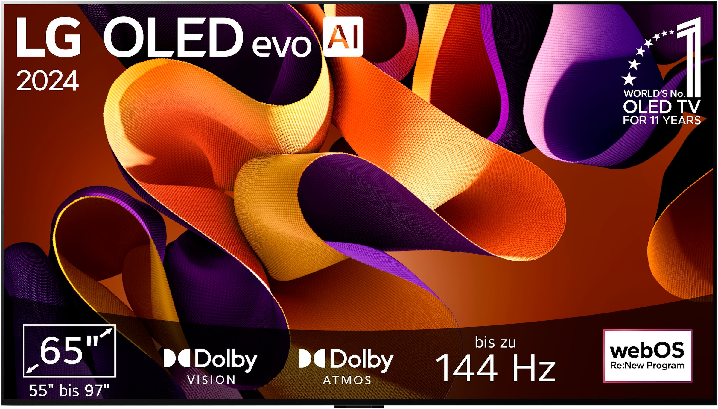 LG OLED-Fernseher »OLED65G48LW«, 4K Ultra HD, Smart-TV