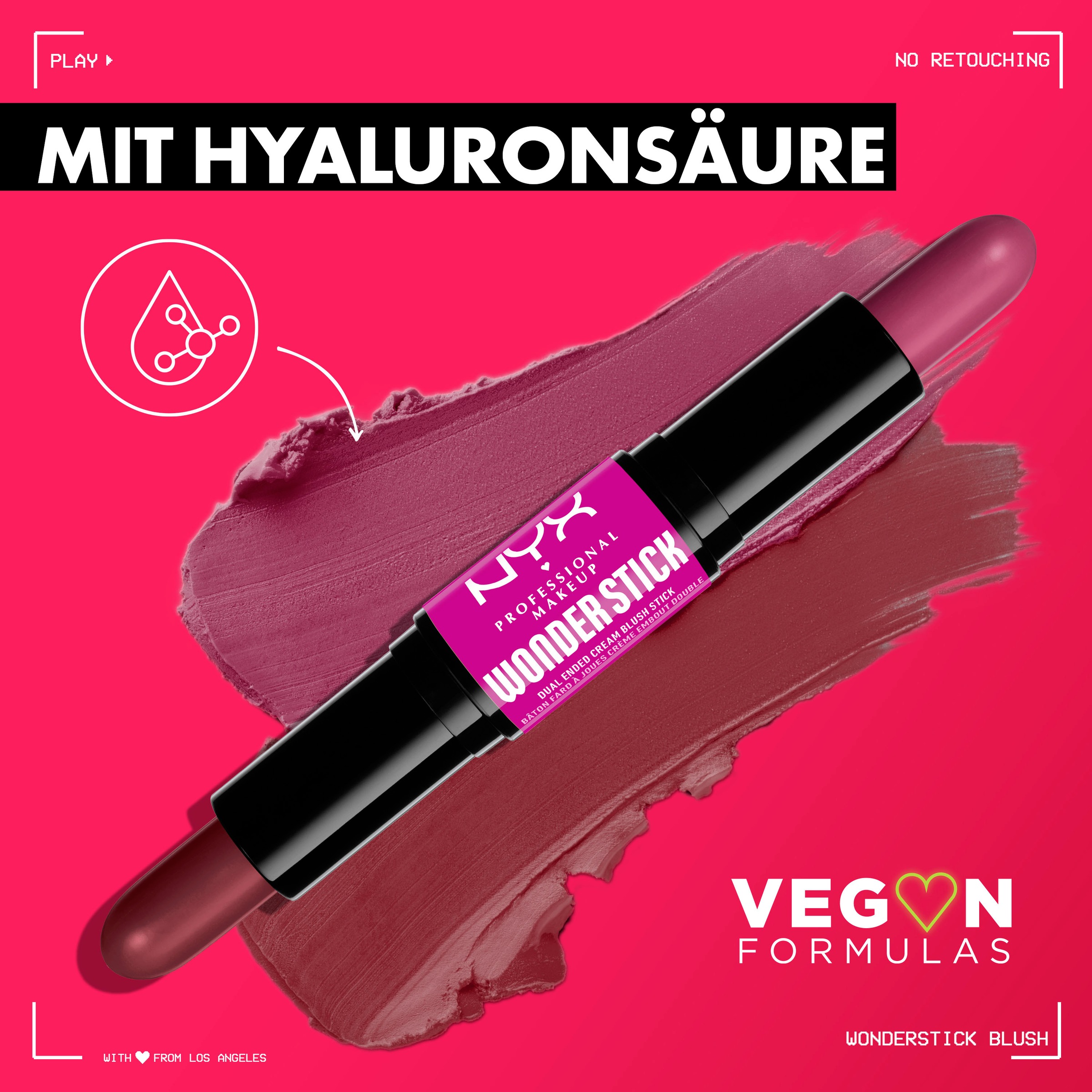 NYX Make-up Stick »Blush Stick Wonder Cream«, mit natürlichen Inhaltsstoffen