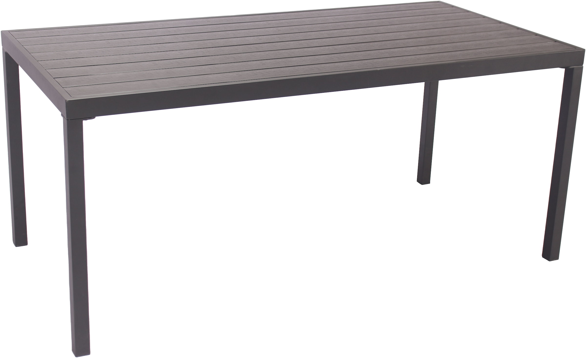 KONIFERA Garten-Essgruppe »»New Jersey««, (Set, 13 tlg., 4 Sessel, Tisch 80x160x71 cm, inkl. Auflagen), Aluminium