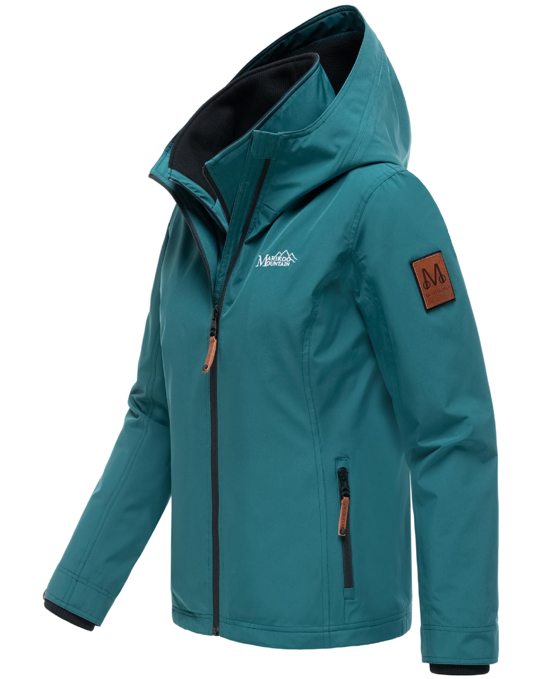Marikoo Outdoorjacke »Übergangsjacke Erdbeere« mit Kapuze sportliche Funktionsjacke mit Kapuze