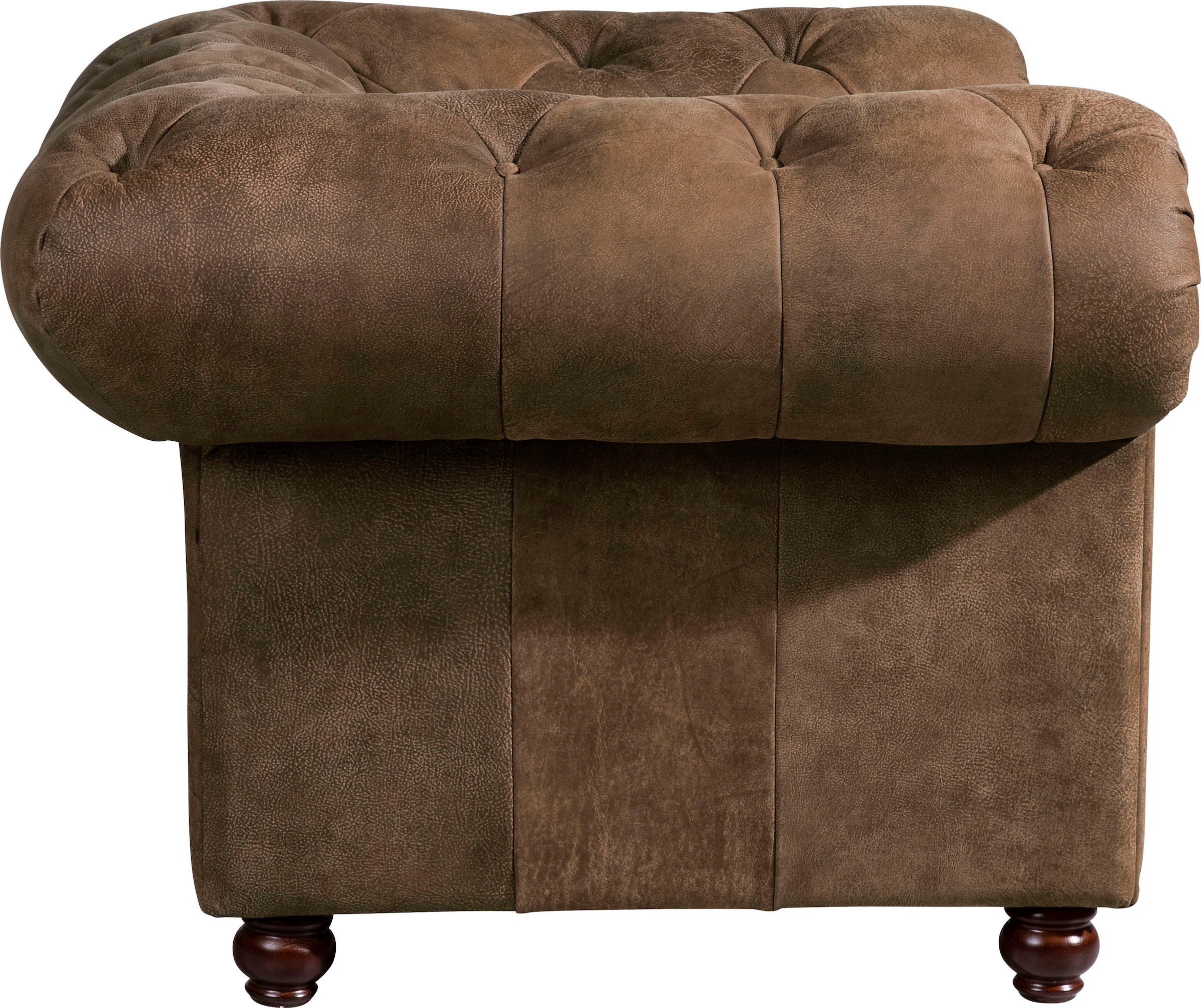 Max Winzer® Chesterfield-Sessel »Old England, Loungesessel, bequem, mit tollen Details«, Ledersessel mit Knopfheftung & Ziernägeln