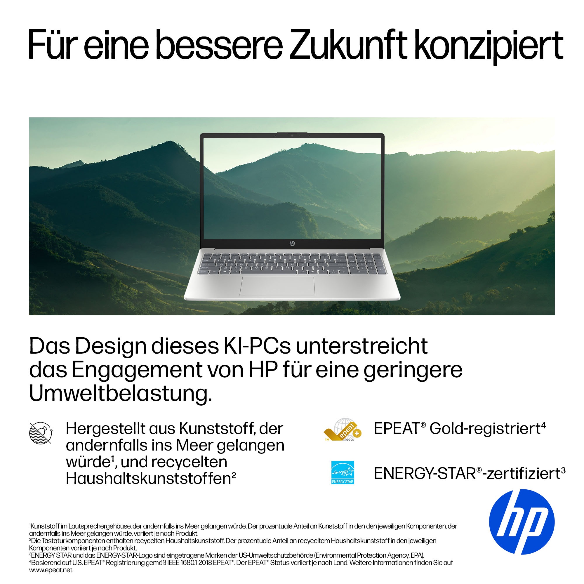 HP Notebook »15-fc1031ngx« 39,6 cm / 15,6 ″ AMD Ryzen 3 Radeon™ 610M 256 GB SSD