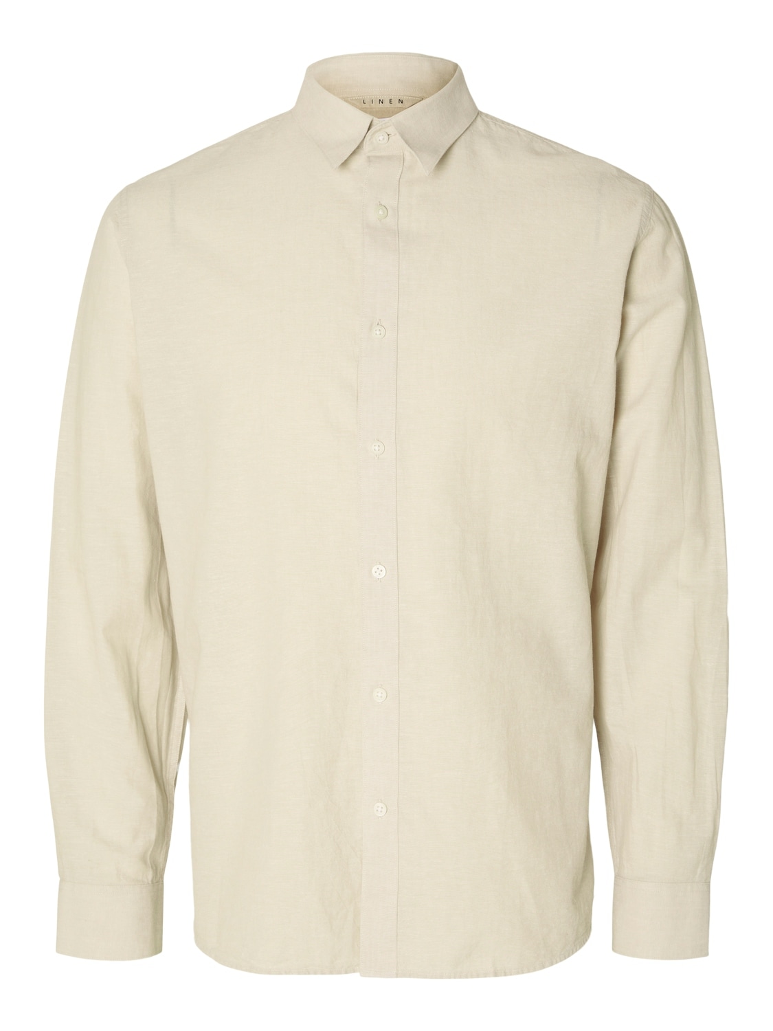 SELECTED HOMME Leinenhemd »NEW-LINEN SHIRT«, unifarben