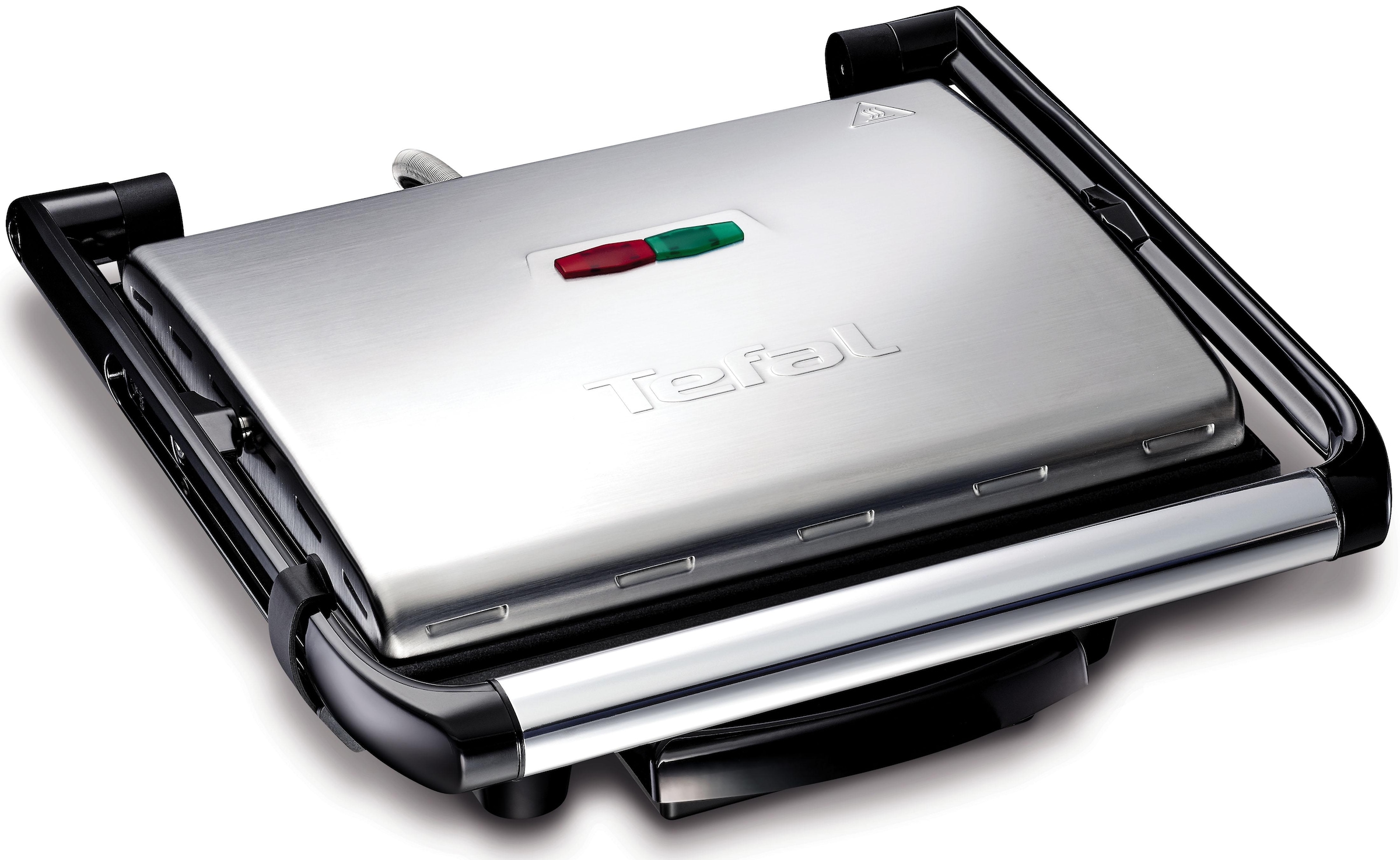 Tefal Kontaktgrill »GC241D Inicio«, 2000 W, fettarmes Grillen, gerillte Grillplatten antihaftbeschichtet, wenig Öl