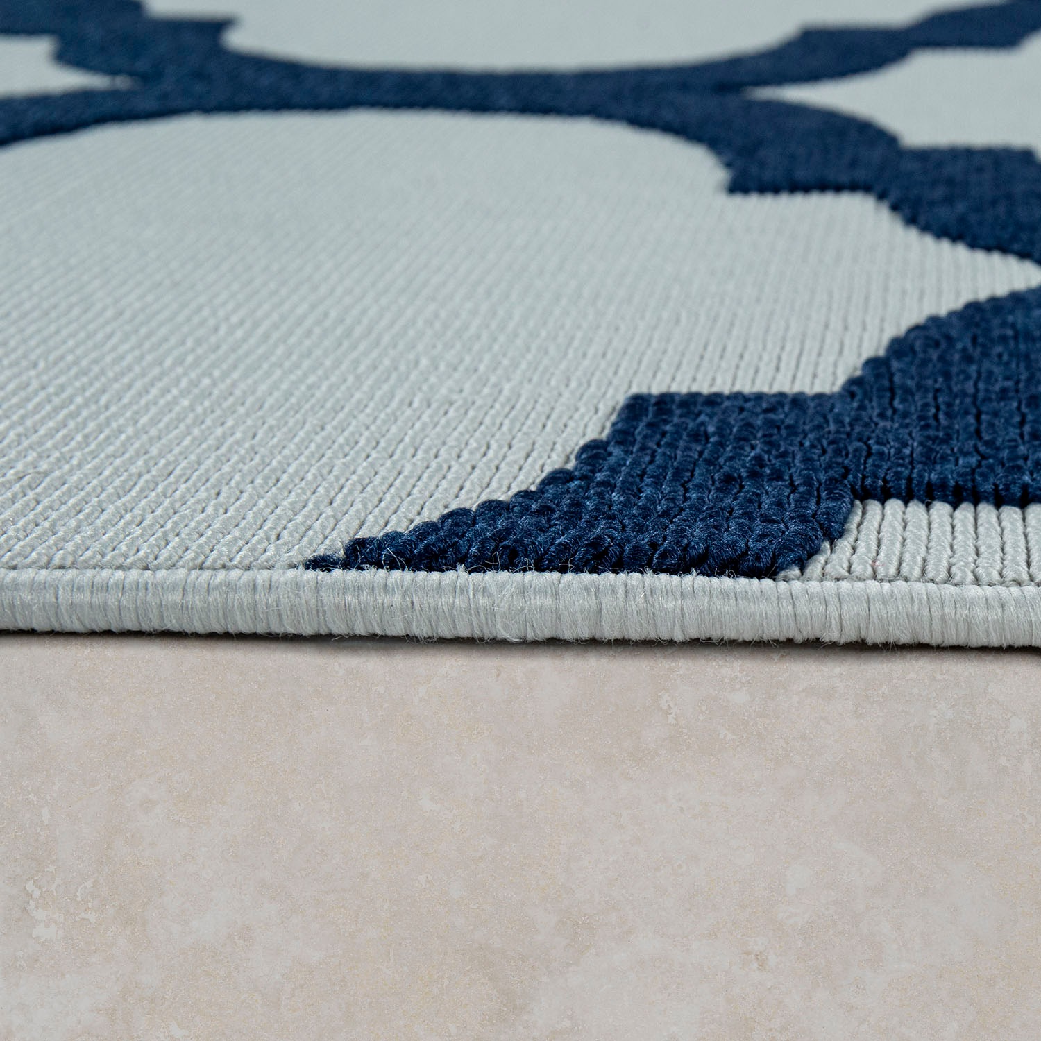 Paco Home Teppich »Namur 327«, rechteckig, 4 mm Höhe, Kurzflor, Ornamente mit 3D-Effekt, In- und Outdoor geeignet