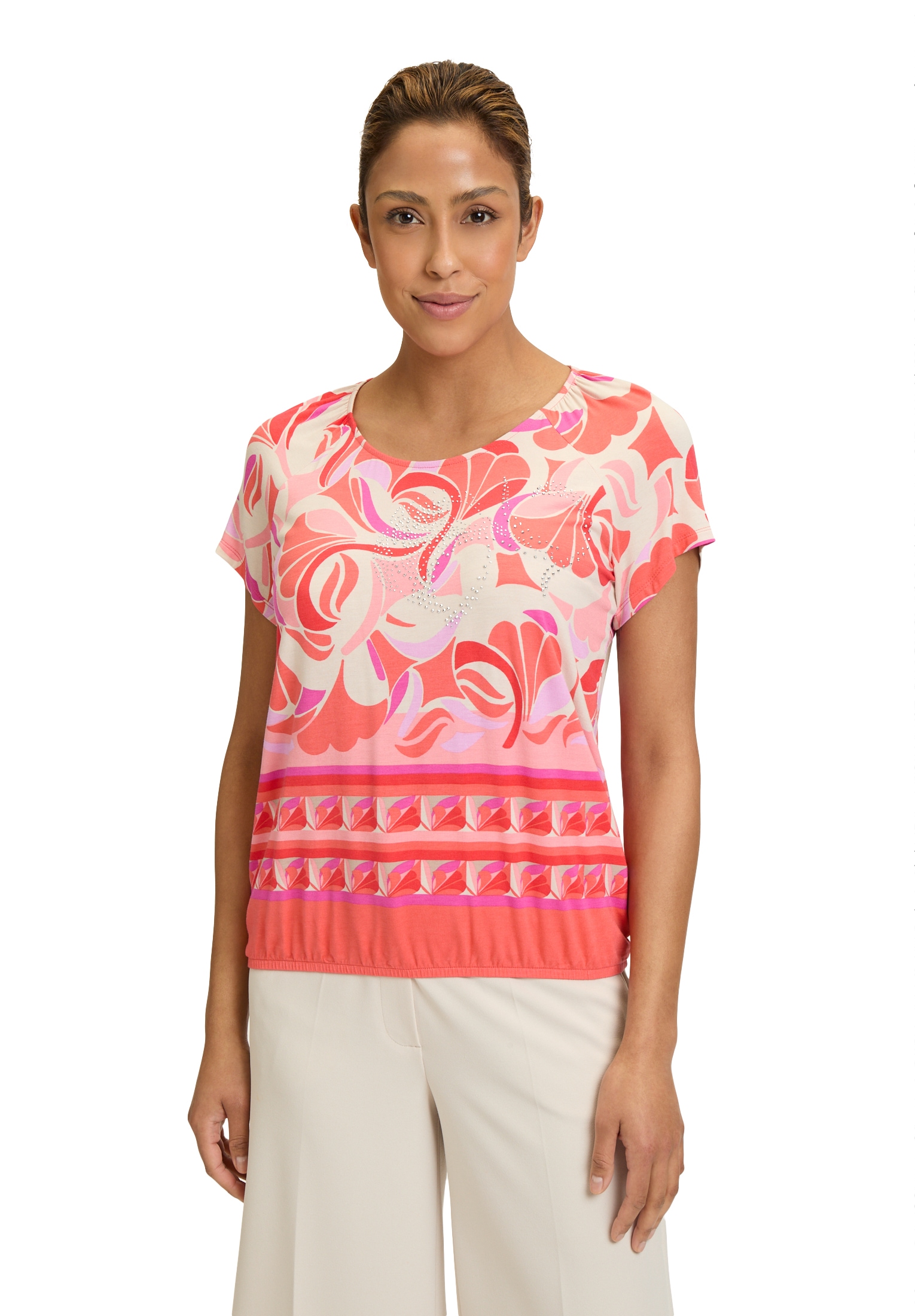 Betty Barclay T-Shirt »Printshirt mit Gummizug«
