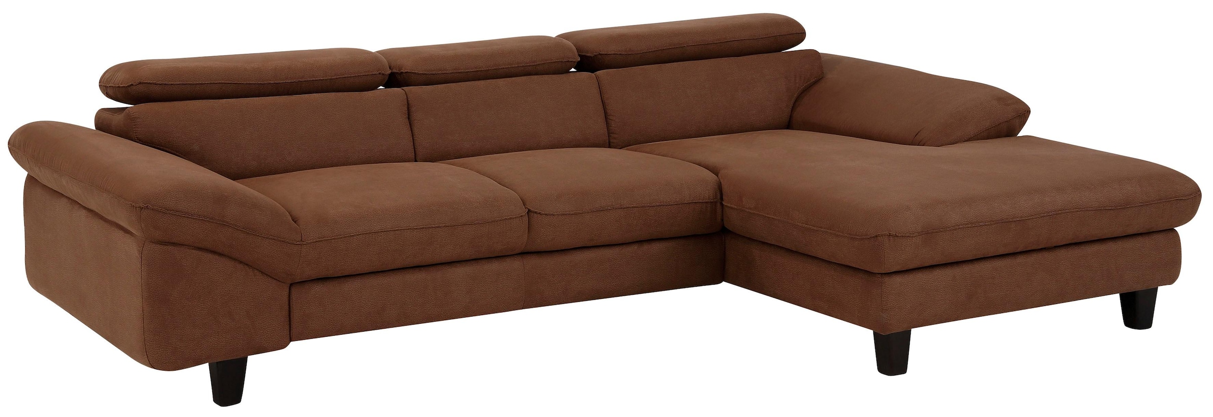 Home affaire Ecksofa »Pilot L-Form«, mit Kopfteilverstellung, optional Bettfunktion und Bettkasten