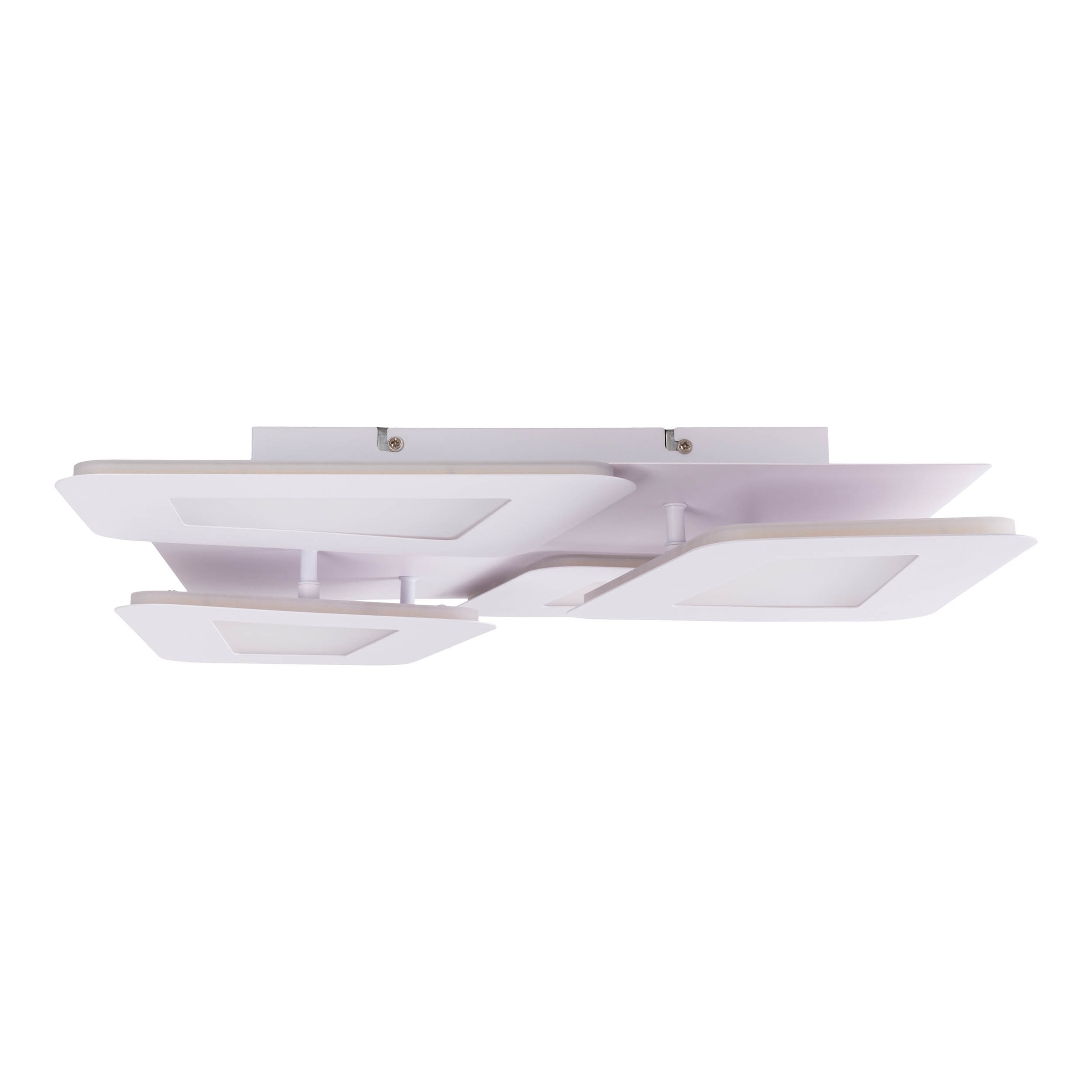 näve LED Deckenleuchte »Simen« LED-Modul 1 Stk. warmweiß - kaltweiß dimmbar, CCT, Memory, Nachtlicht, Fernbedienung, L/B: 48cm, weiß