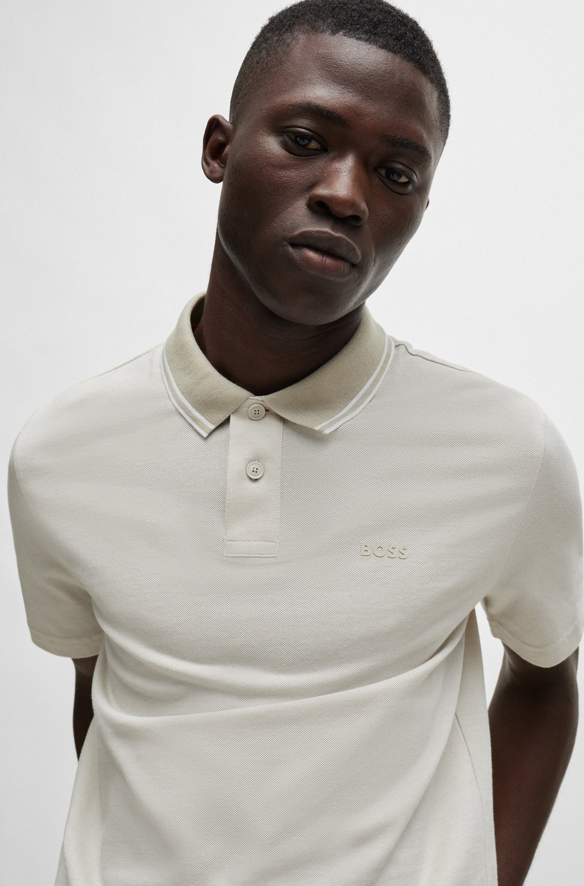 BOSS ORANGE Poloshirt »PeoxfordNew«, mit Polokragen