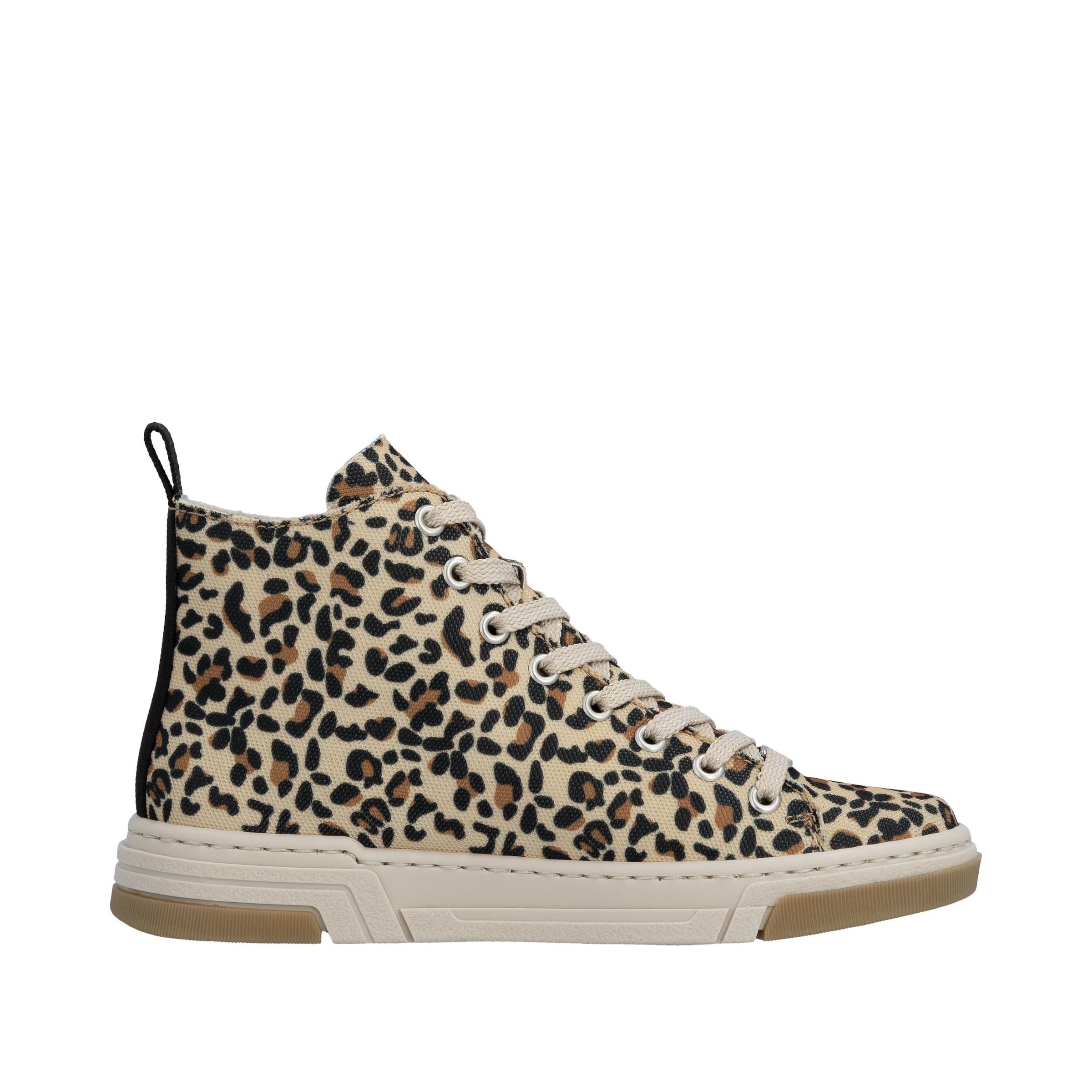 Rieker Schnürboots  High Top Sneaker, trendy Stiefelette mit seitlichem Reißverschluss