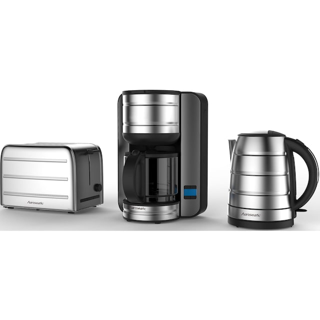 Hanseatic Filterkaffeemaschine »65387802«, 1,6 l Kaffeekanne, Papierfilter,  1x4 mit 3 Jahren XXL Garantie