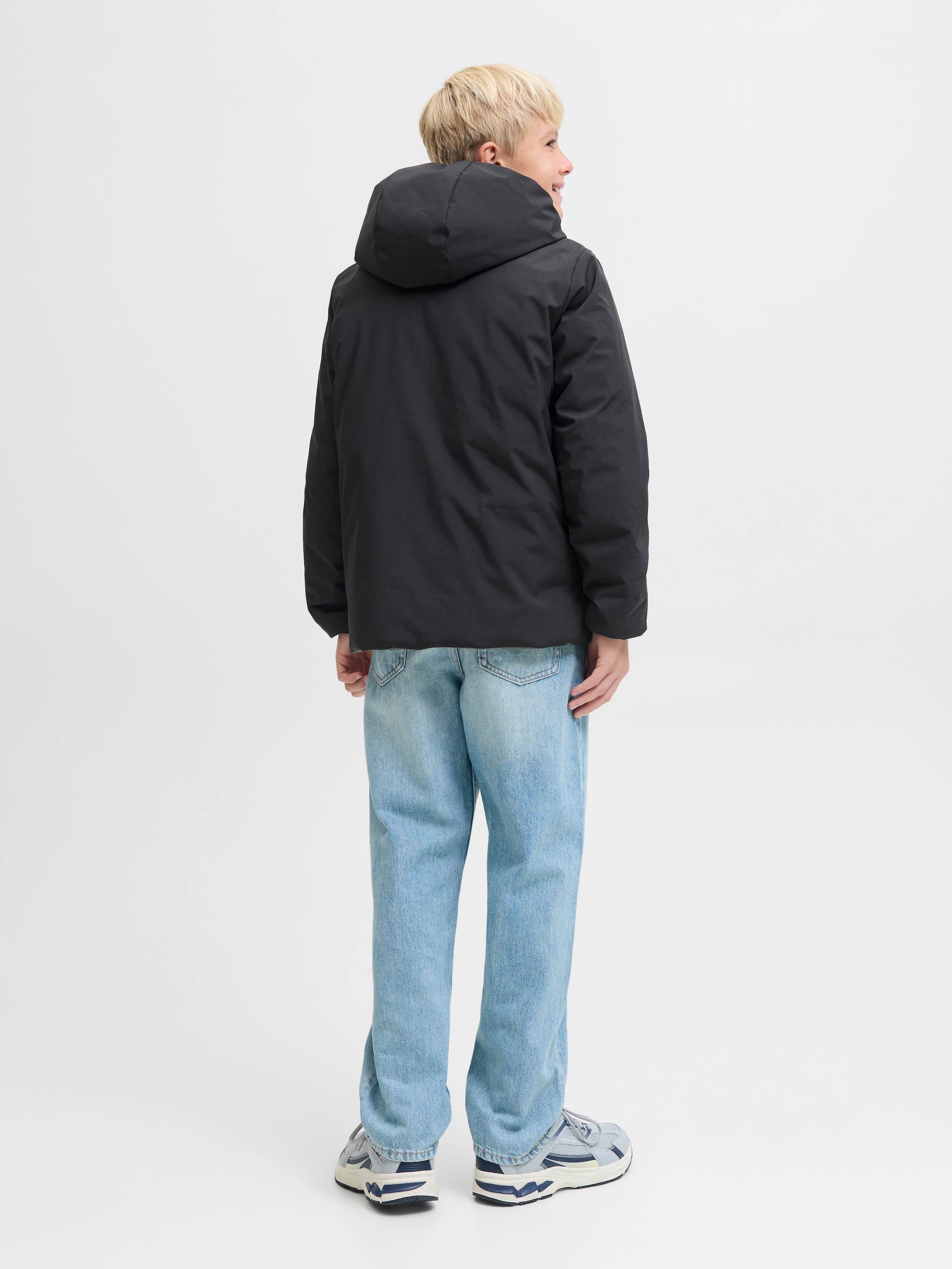 Jack & Jones Junior Outdoorjacke »JJEBROOK REVERSIBLE JACKET SN JNR« mit Kapuze