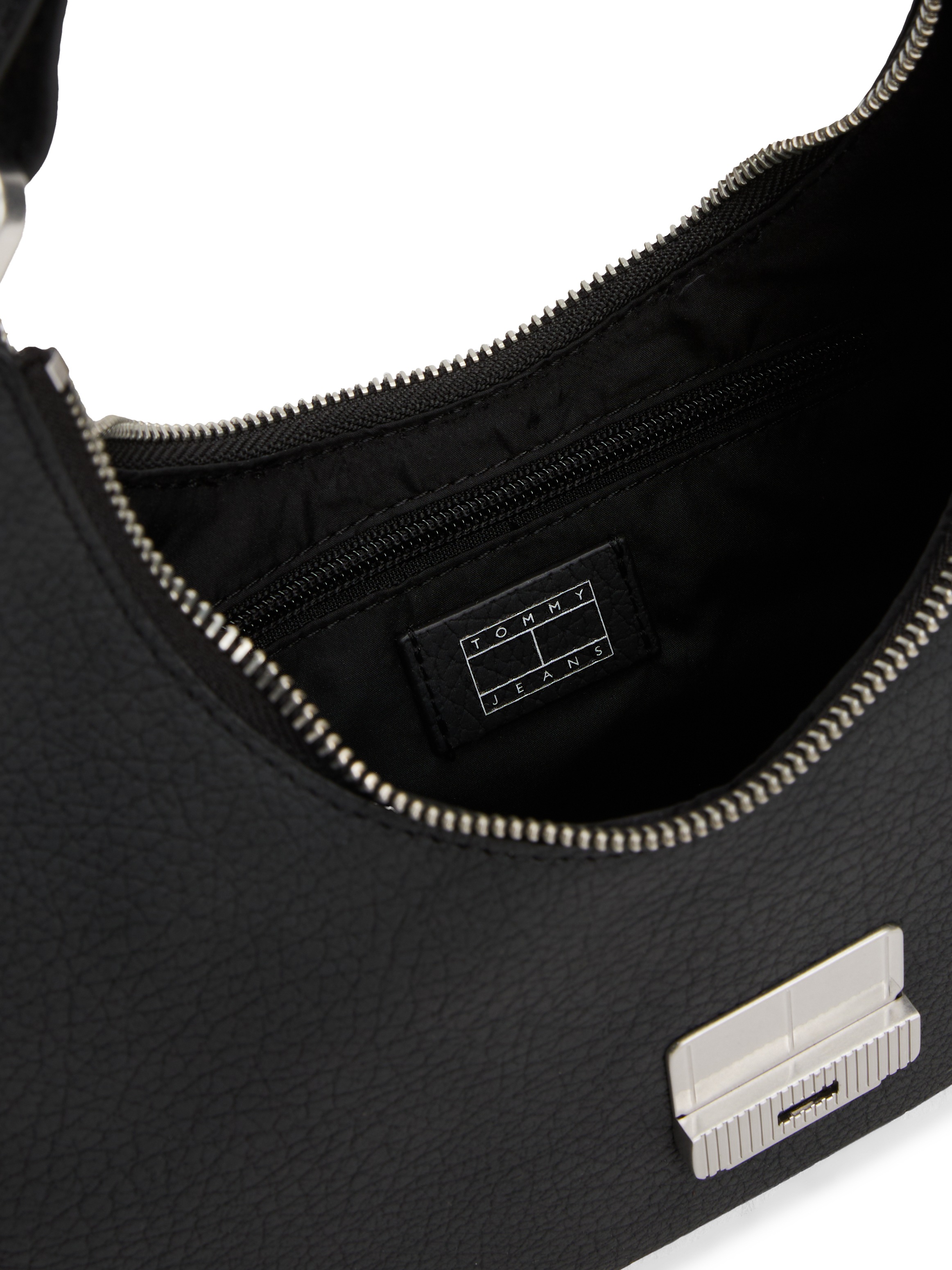 Tommy Jeans Schultertasche »TJW CRUSH SHOULDER BAG« , Damen Hobo, Umhängetasche, Tragetasche mit Logo-Schmuckelement