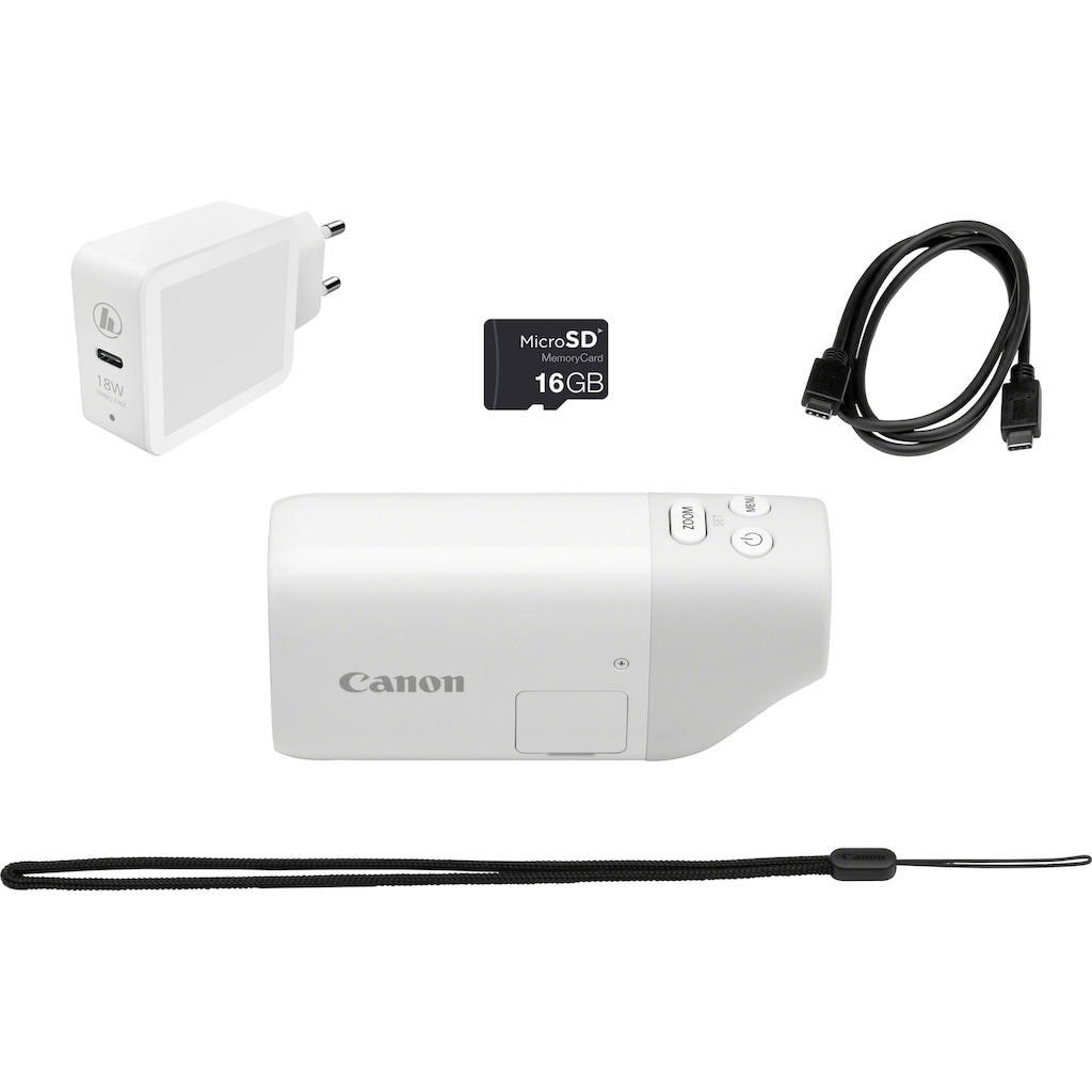 Canon Systemkamera »PowerShot ZOOM Spektiv-Stil Basis Kit«, 12,1 MP, 3x opt. Zoom, WLAN-Bluetooth