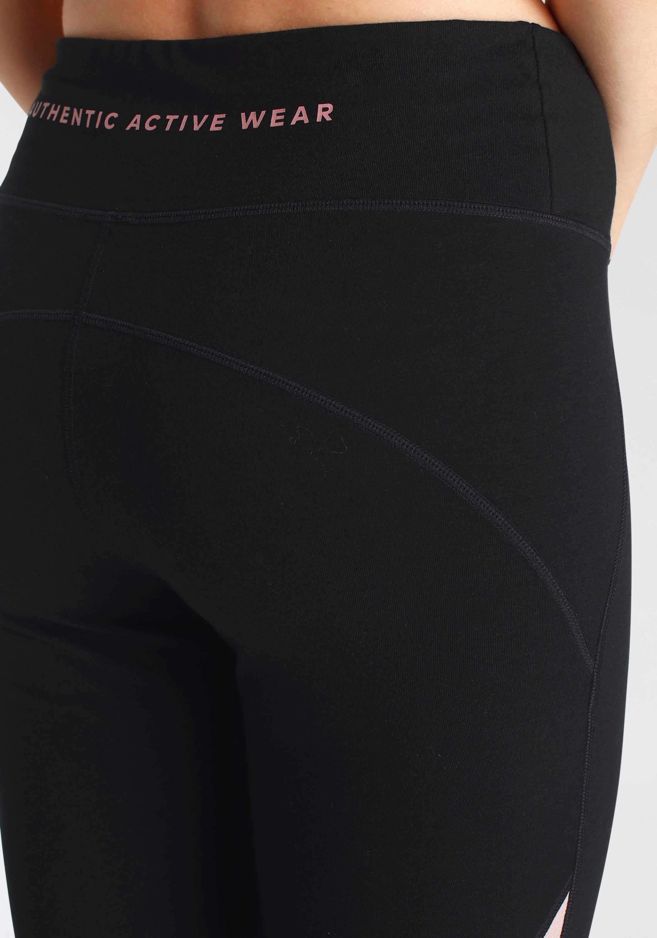 Vivance active Caprileggings, Sportleggings mit breitem Komfortbund