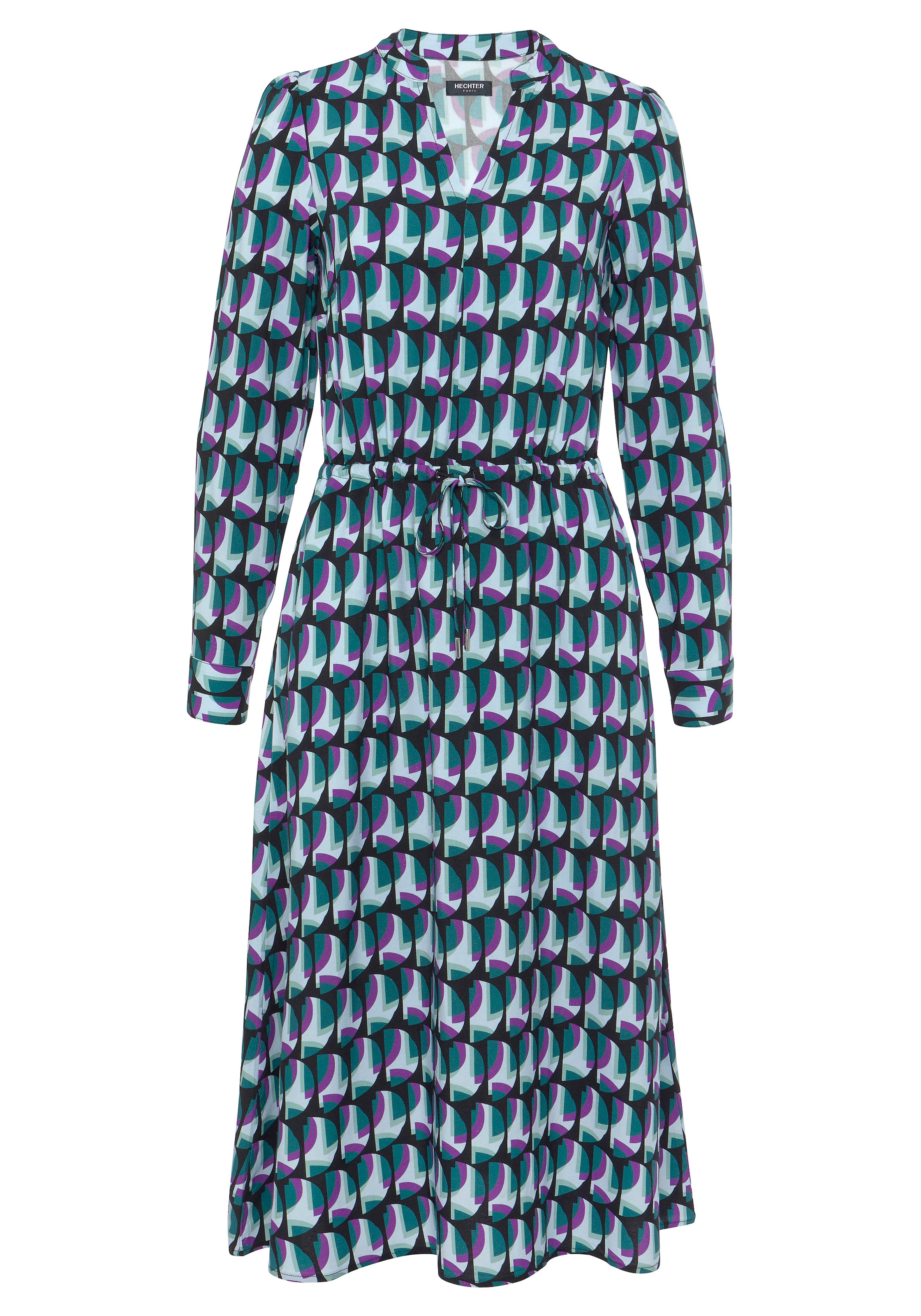 ♕ Hemdblusenkleid, bei PARIS elegantem HECHTER mit Allover-Print