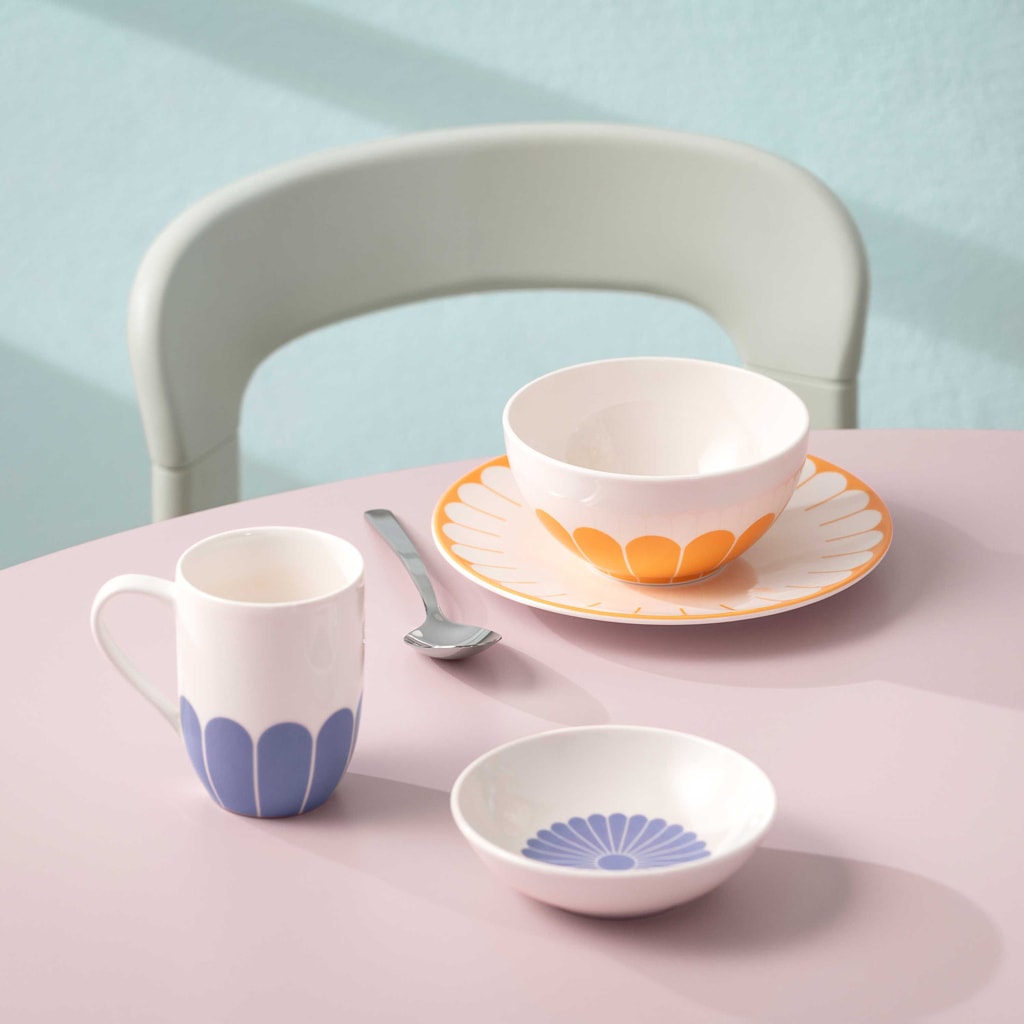 Villeroy & Boch Becher »Henkelbecher-Set Fleu Couleur 290 ml 4er Set bunt«