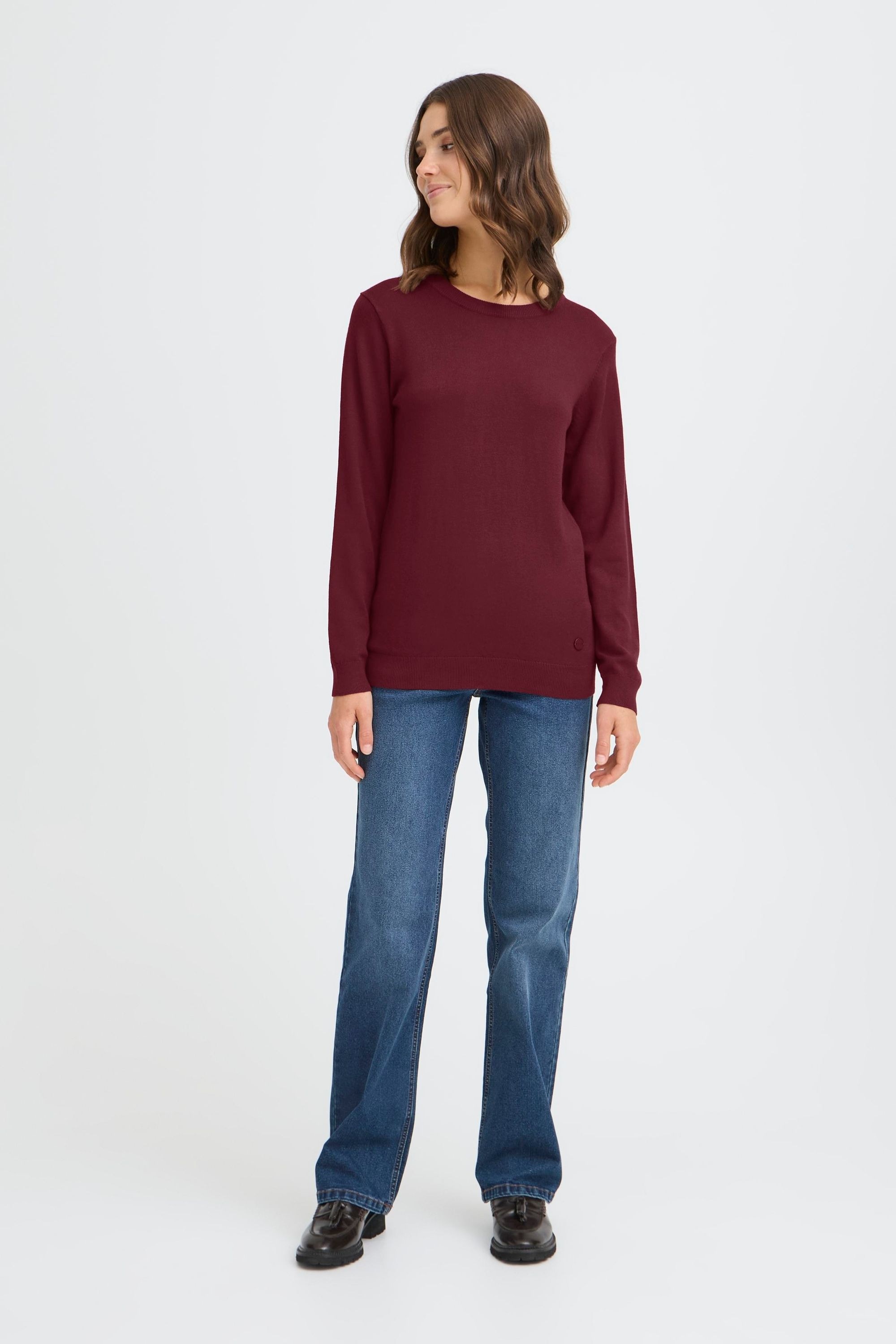 OXMO Strickfleece-Pullover »Strickpullover OXAIDA«