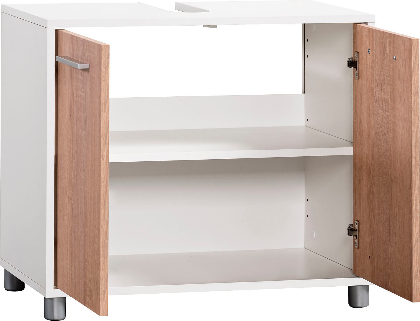 Procontour Waschbeckenunterschrank »Betty«, Breite 64 cm, mit Einlegeboden, Badezimmerschrank WBU Badmöbel