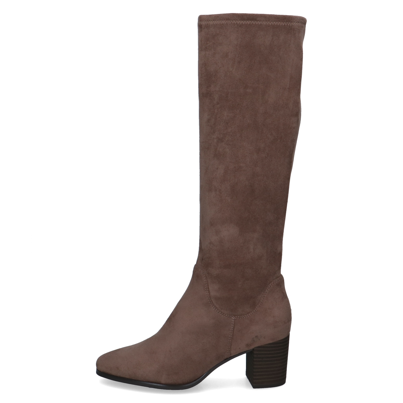 Caprice Stiefel  Blockasbsatz, Langschaftstiefel mit Stretchfunktion