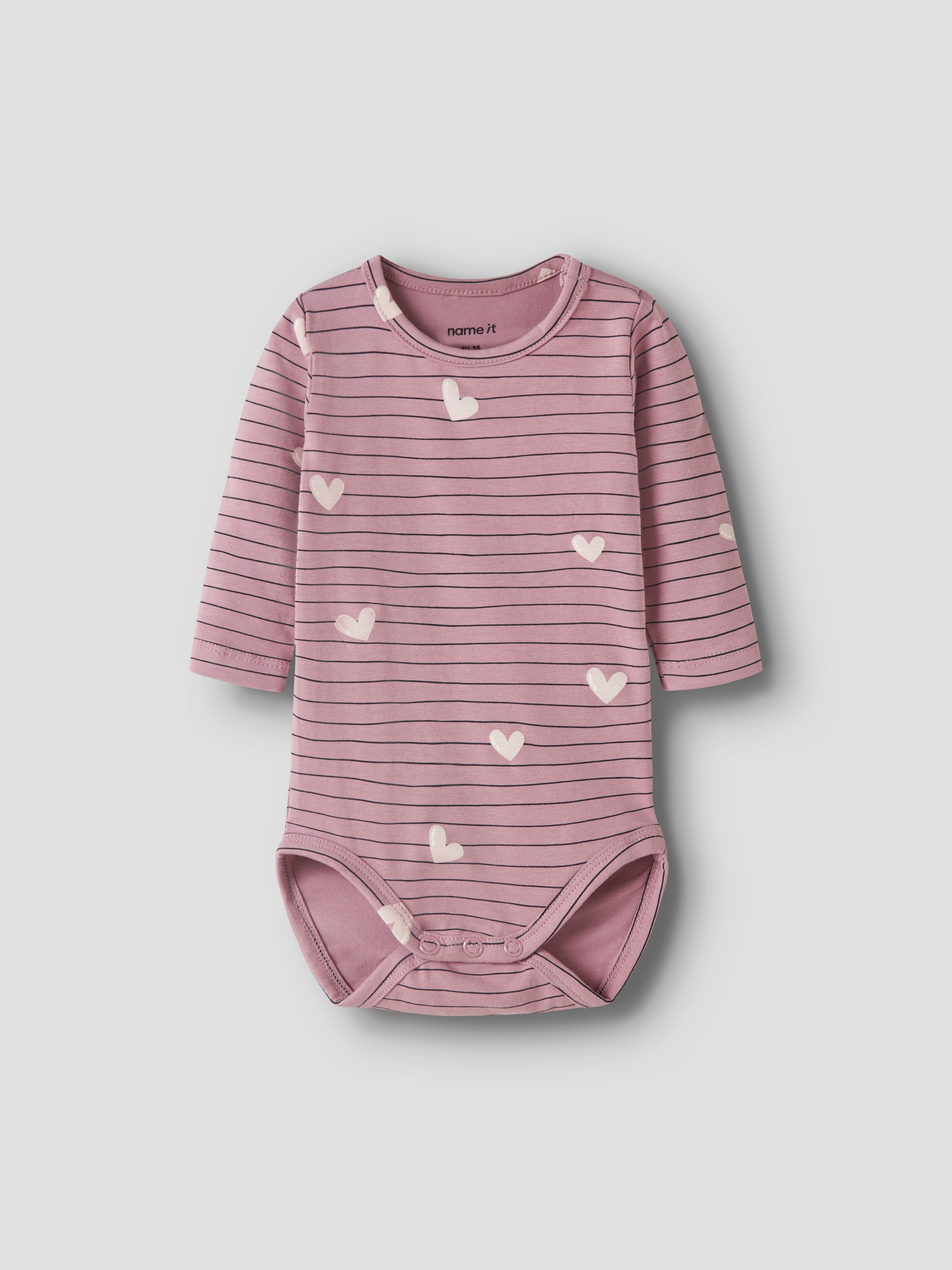 Name It Langarmbody »NBFVANDORA 2P LS BODY BOX« Packung, 2 Baumwollmischung, Allover bedruckt