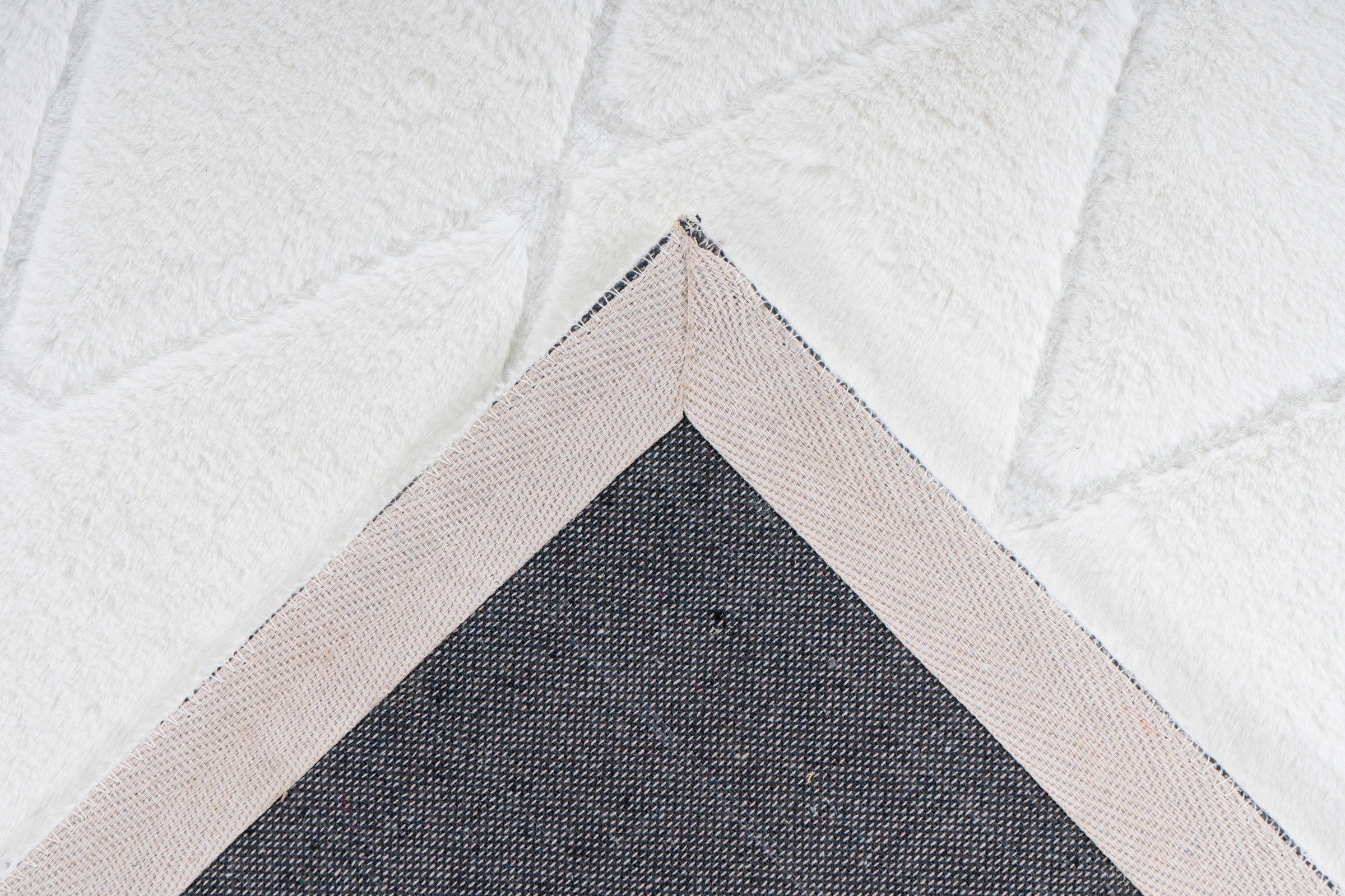 calo-deluxe Teppich »Jardan-2000« rechteckig 20 mm Höhe besonders weich durch Microfaser, Rauten-Design