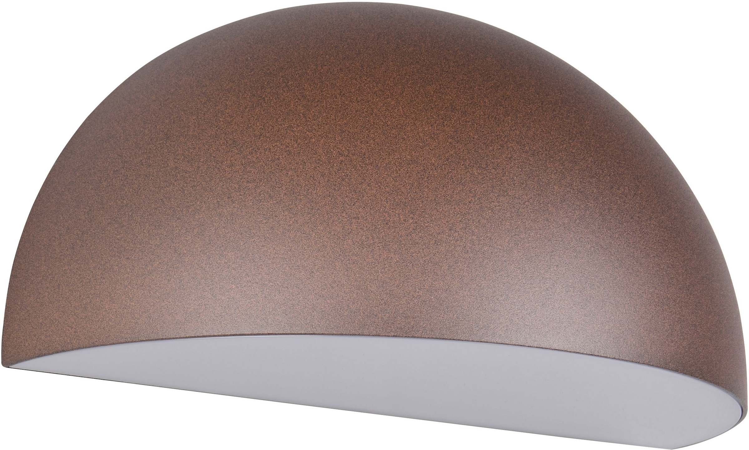 TRIO Leuchten Außen-Wandleuchte »MAAS, Hauswand Leuchte Downlight kugelförmig Metall Aluminium IP44« E27 1 Stk. warmweiß - kaltweiß exkl 1x E27 max 10W, Breite 27cm Höhe 14cm, Leuchtmittel wechselbar