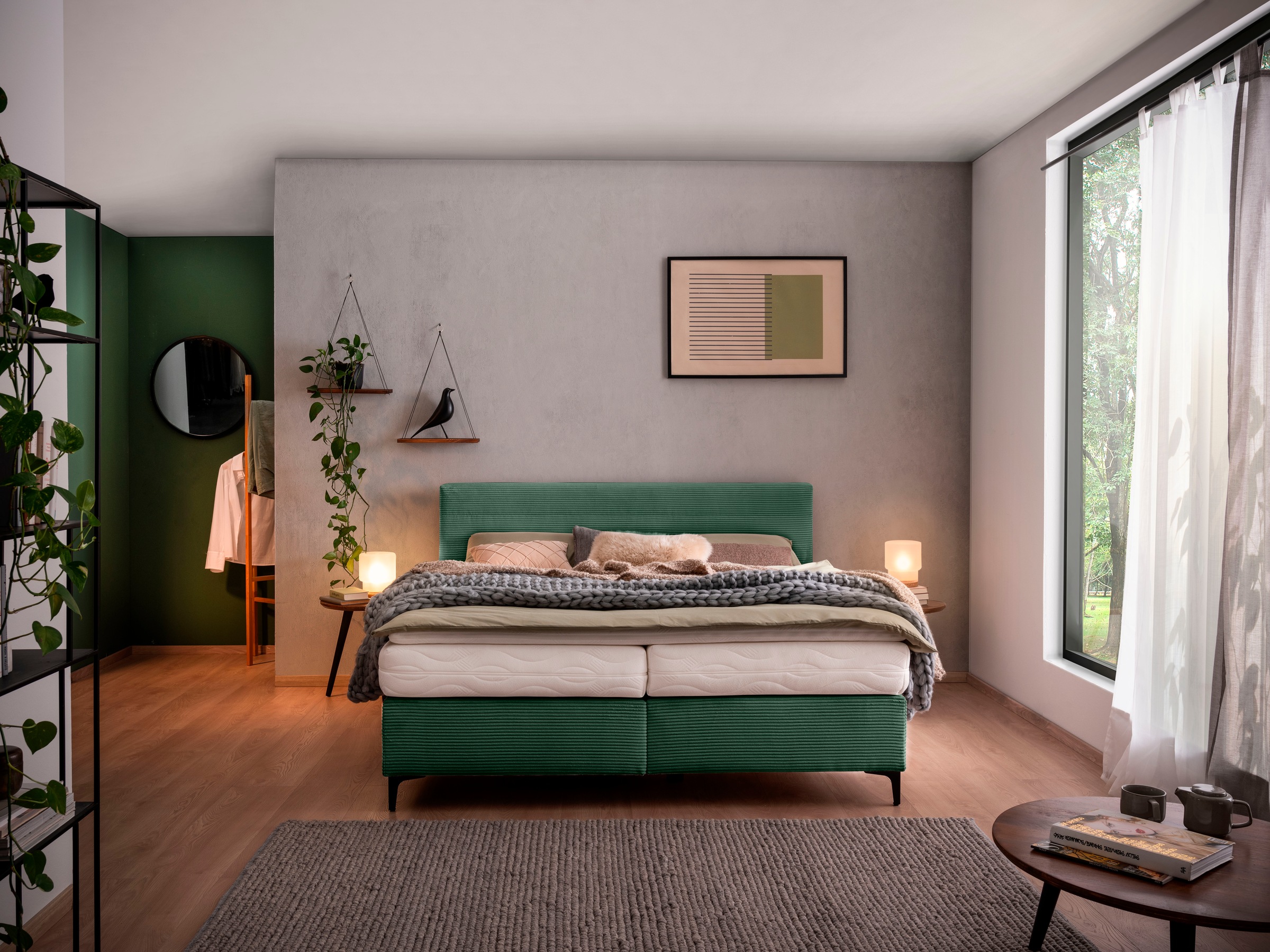 alina Boxspringbett »Pico«, inkl. Matratzen und Topper
