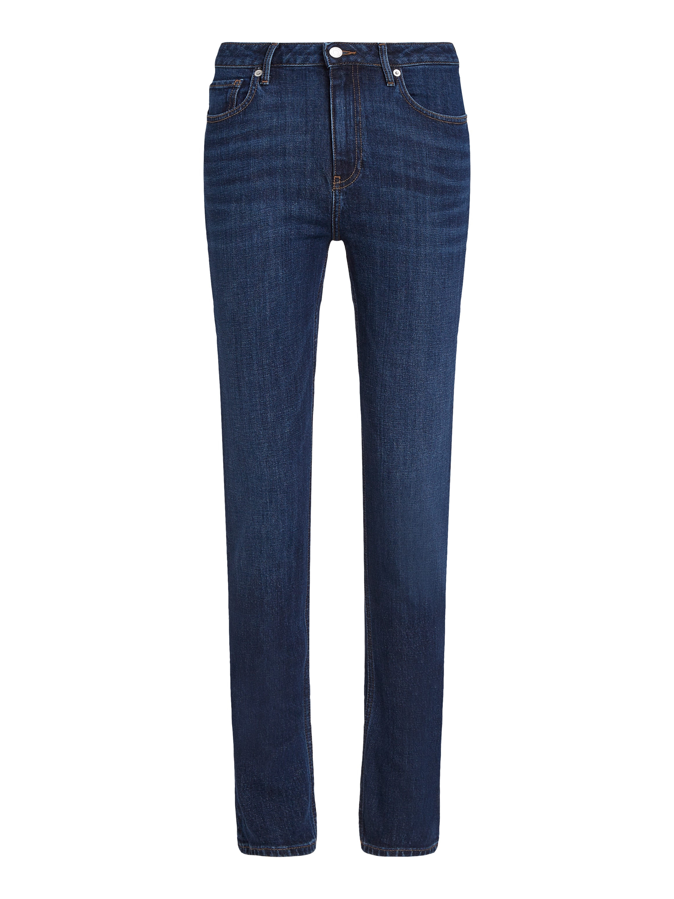 Tommy Hilfiger Slim-fit-Jeans »SLIM CIGARETTE HW A DARK BLUE«, mit Tommy Hilfiger Logo-Badge