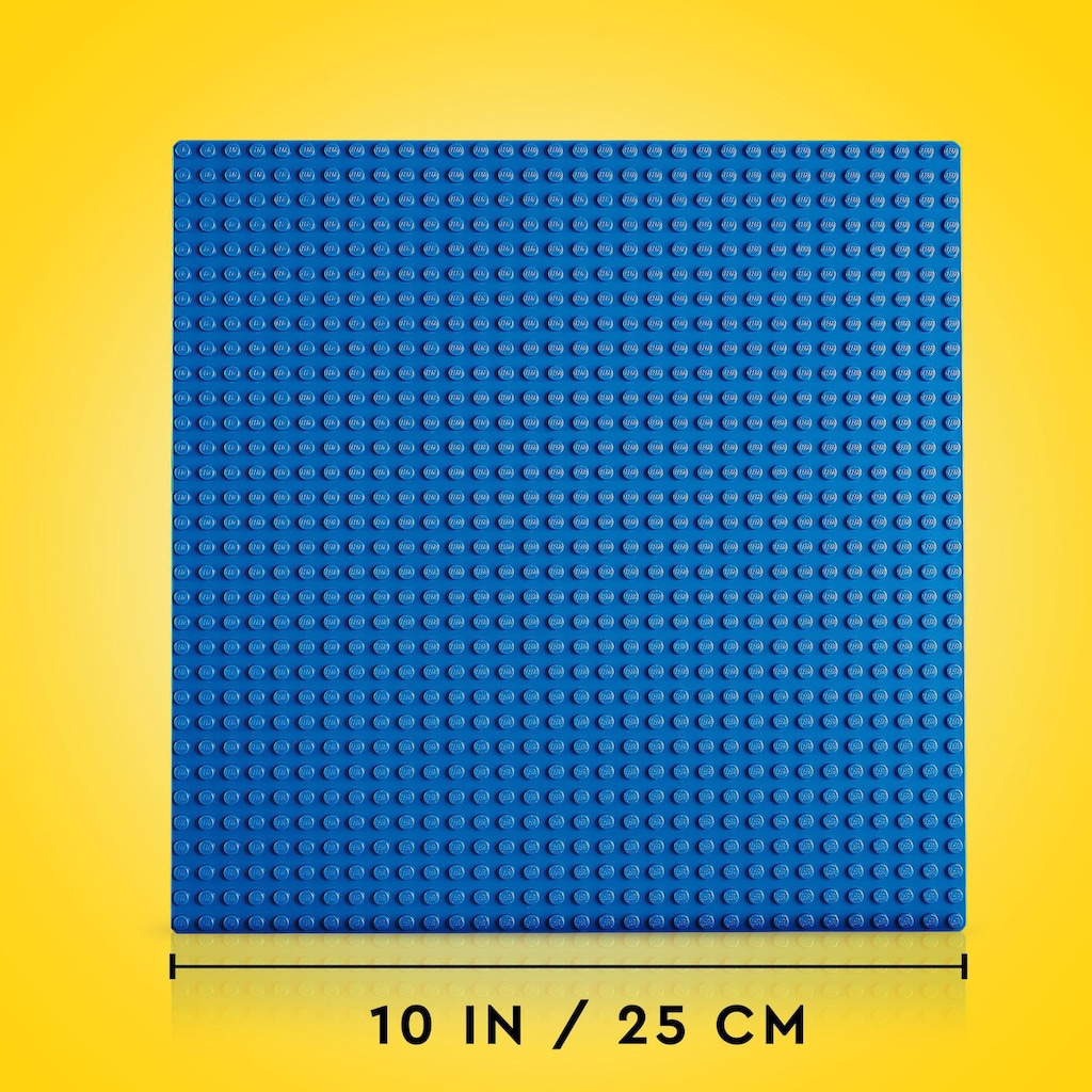 LEGO® Konstruktionsspielsteine »Blaue Bauplatte (11025), LEGO® Classic«, (1 St.)