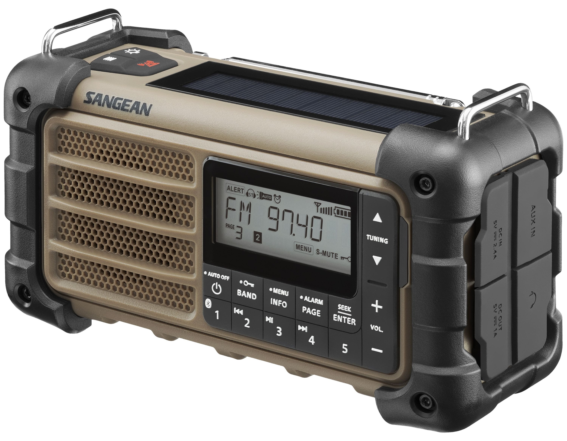 Sangean Notfallradio »MMR-99«, (Bluetooth AM-Tuner-FM-Tuner mit RDS), Multi-Powered Digital Tuning Emergency