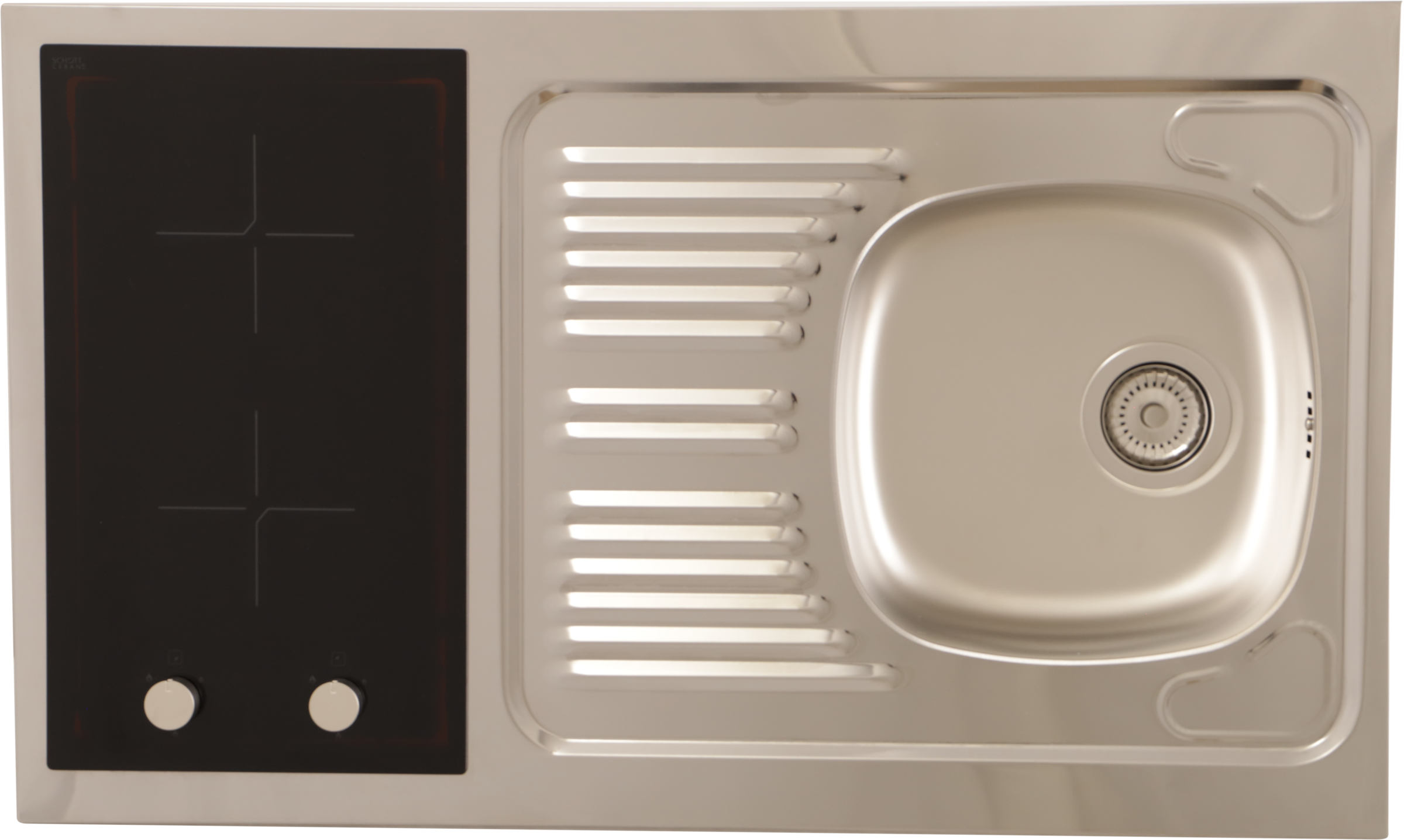 RESPEKTA Pantryküche »Merle« Breite 100 cm, mit Soft-Close Funktion, Stangengriffe aus Metall