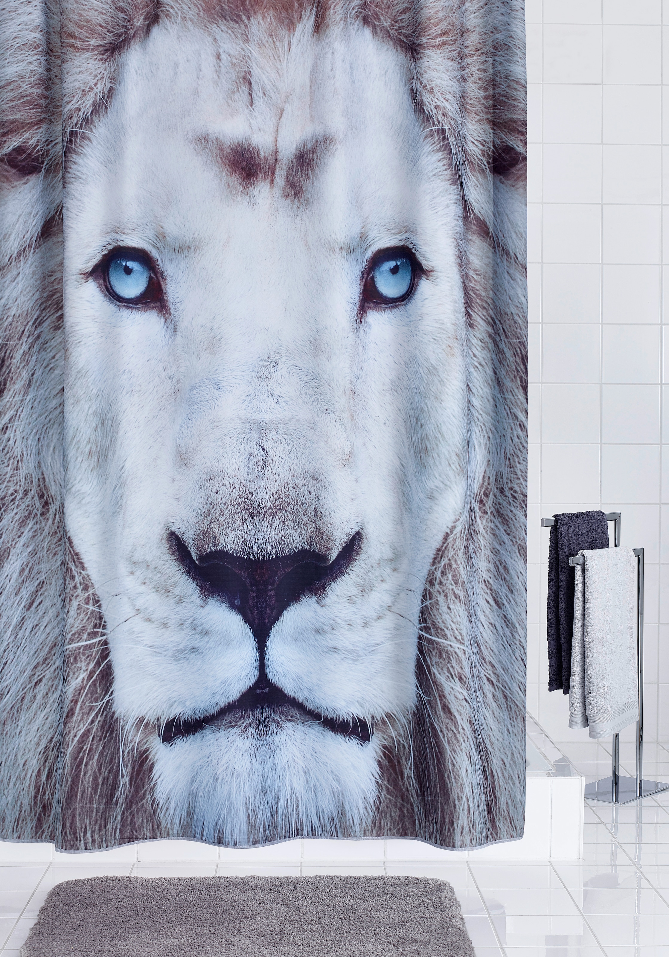 Ridder Duschvorhang »Lion«, (1 tlg.), Höhe 200 cm online kaufen | mit 3  Jahren XXL Garantie