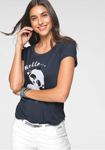 KangaROOS T-Shirt, mit niedlichem Pandaprint vorne und hinten kaufen