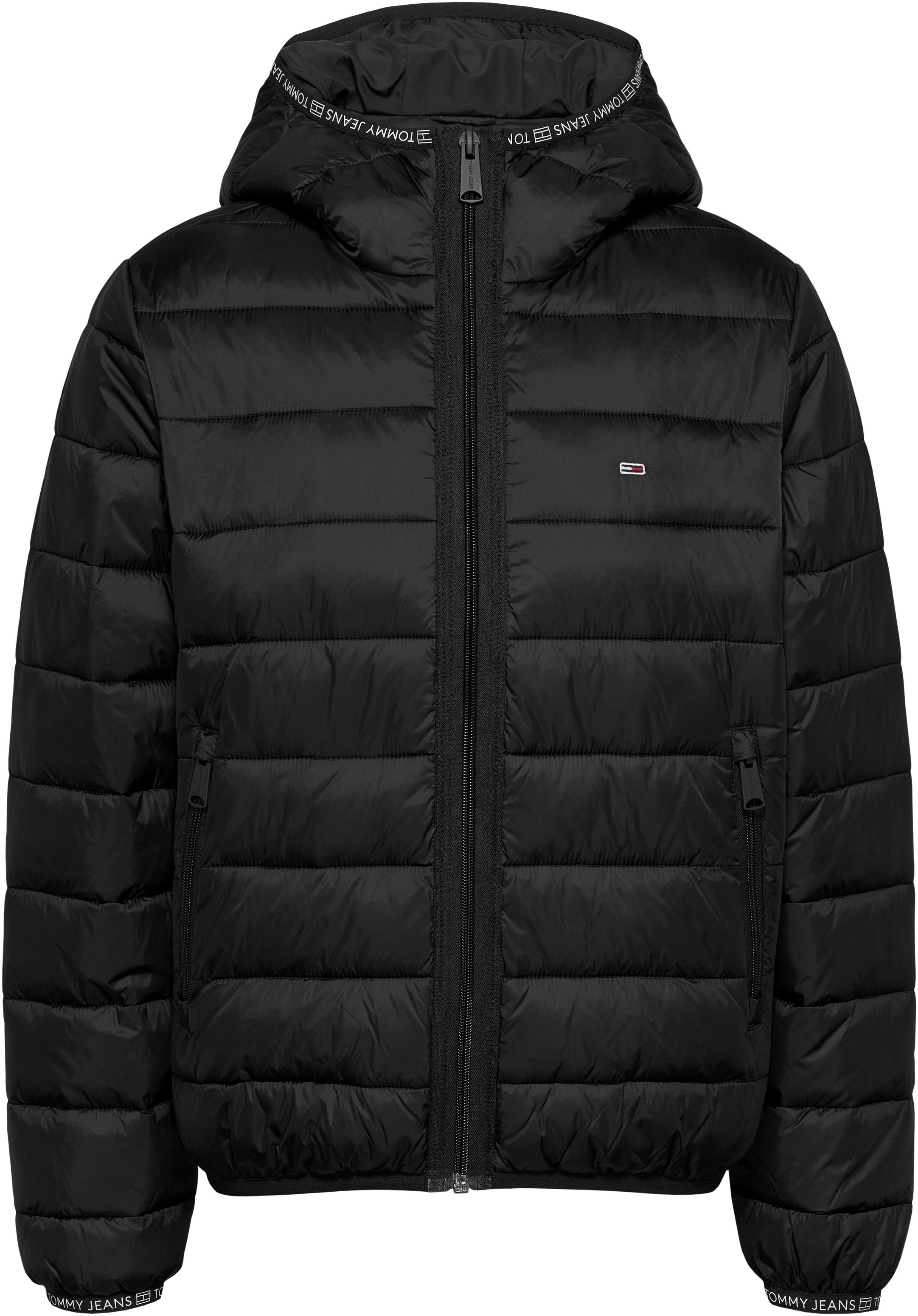 Tommy Jeans Steppjacke »TJW QUILTED TAPE HOOD JACKET EXT«, mit Kapuze, mit Kapuze