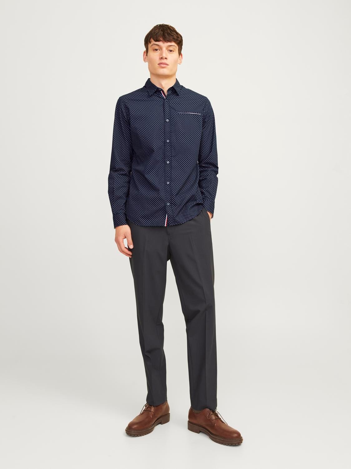 Jack & Jones Langarmhemd »JJEREMY DETAIL SHIRT LS NOOS«